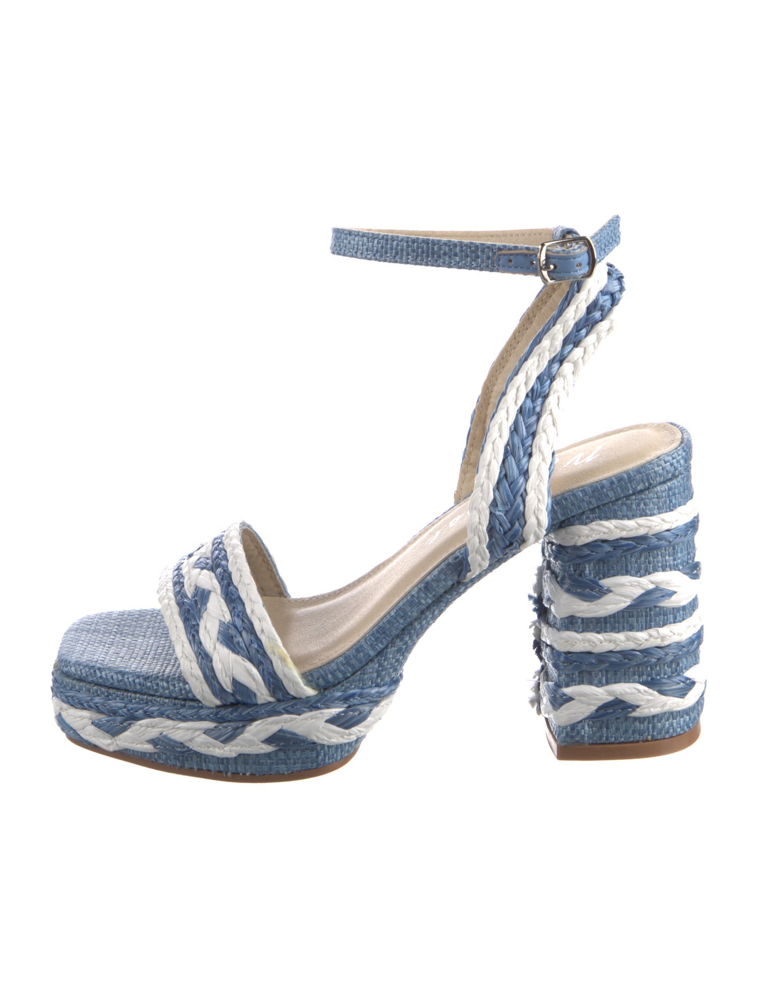 Matisse Tweed Pattern Sandals