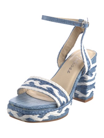 Matisse Tweed Pattern Sandals