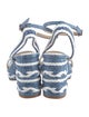 Matisse Tweed Pattern Sandals