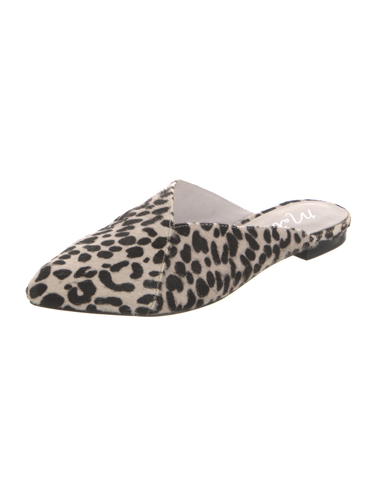 Matisse Ponyhair Animal Print Mules