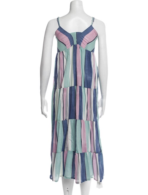 Matta Striped Midi Length Dress