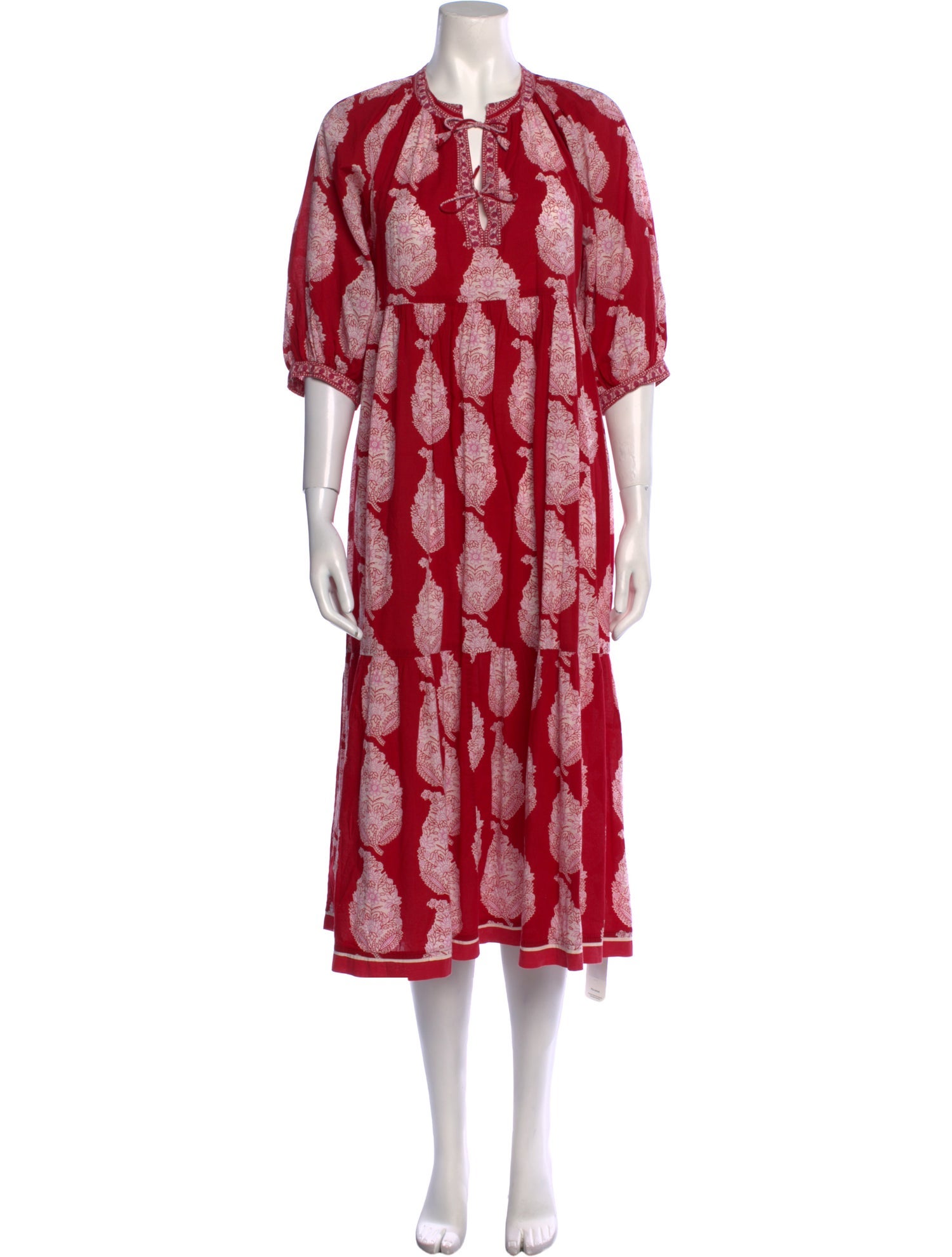 Matta Printed Midi Length Dress