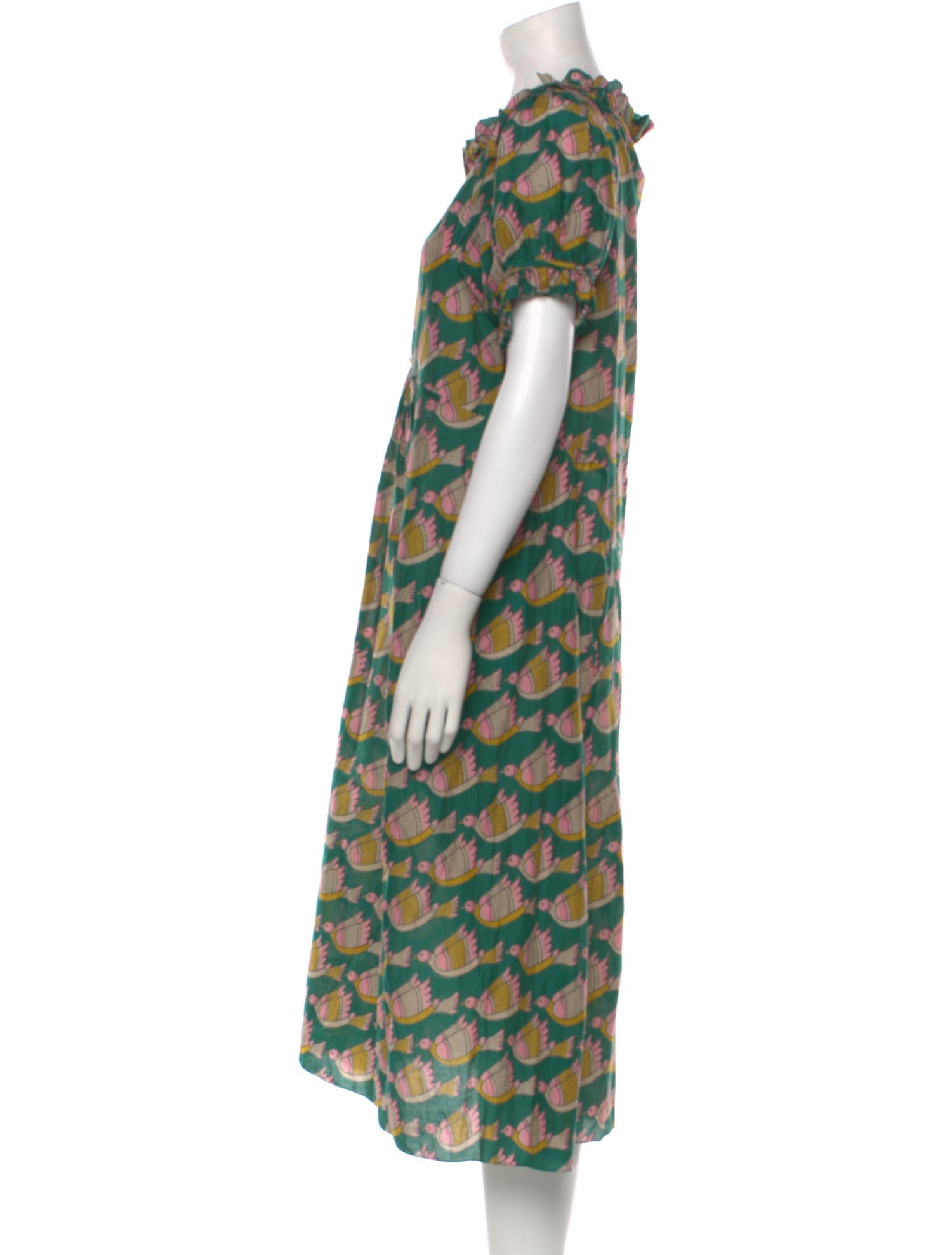Matta Printed Midi Length Dress
