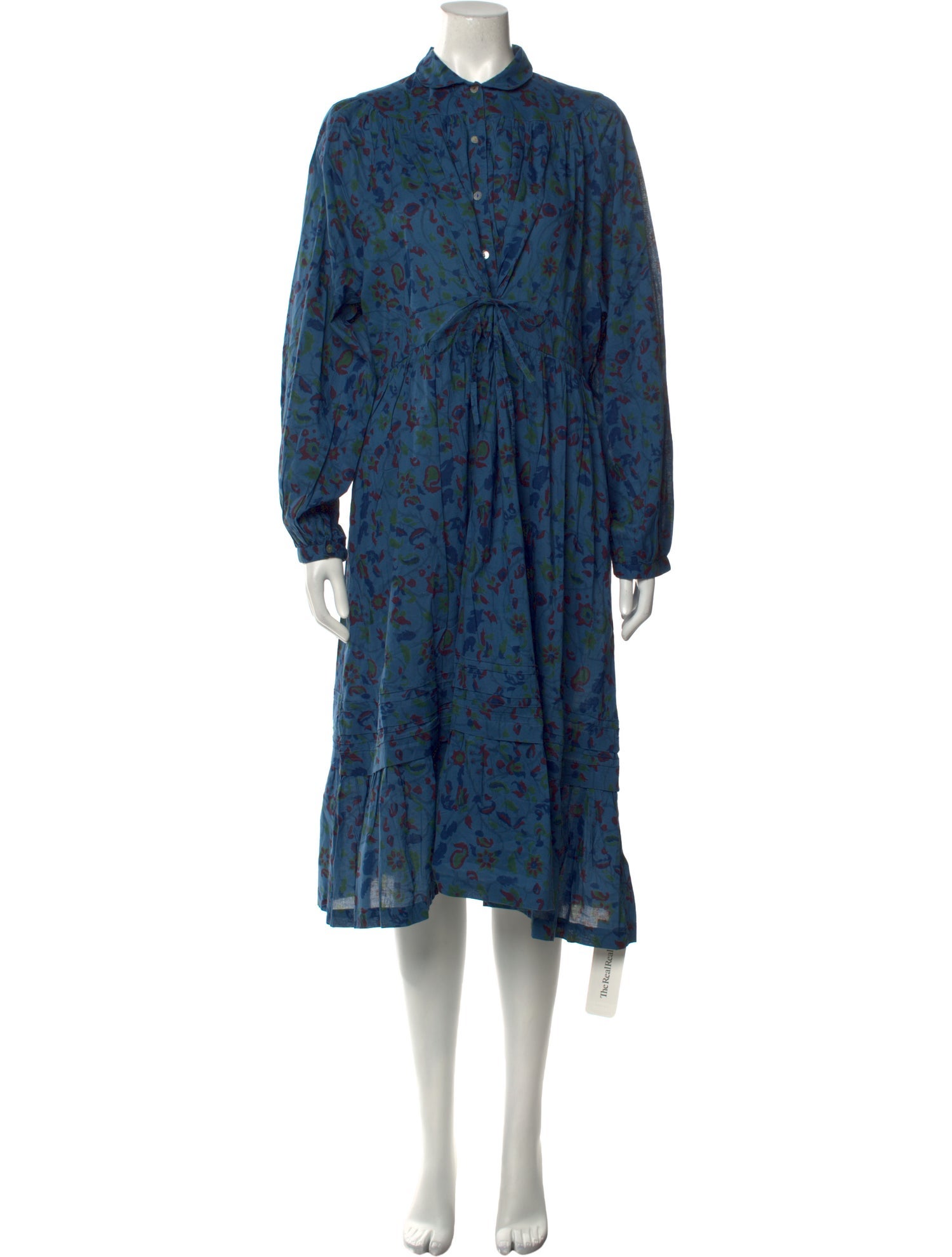 Matta Floral Print Midi Length Dress