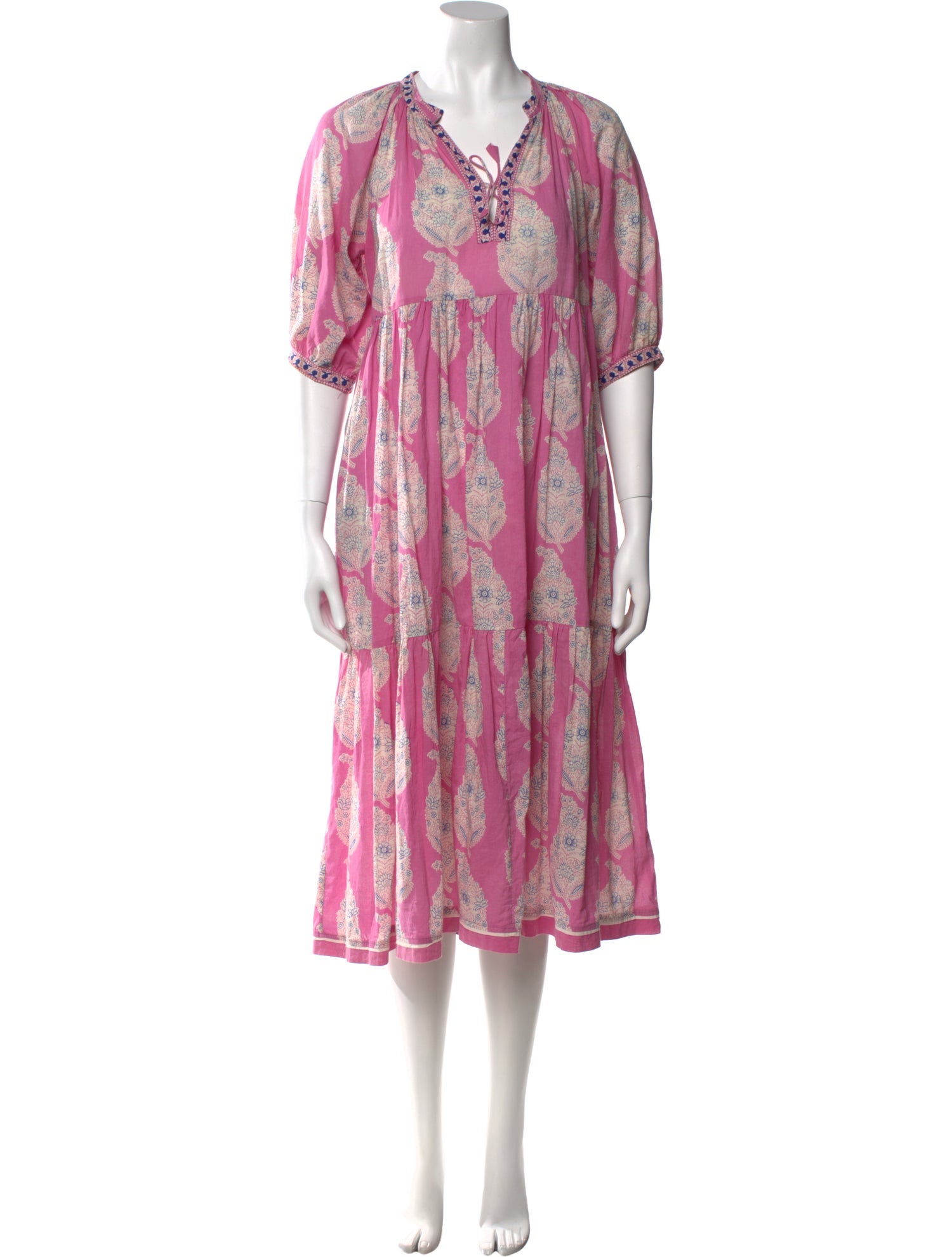 Matta Printed Midi Length Dress