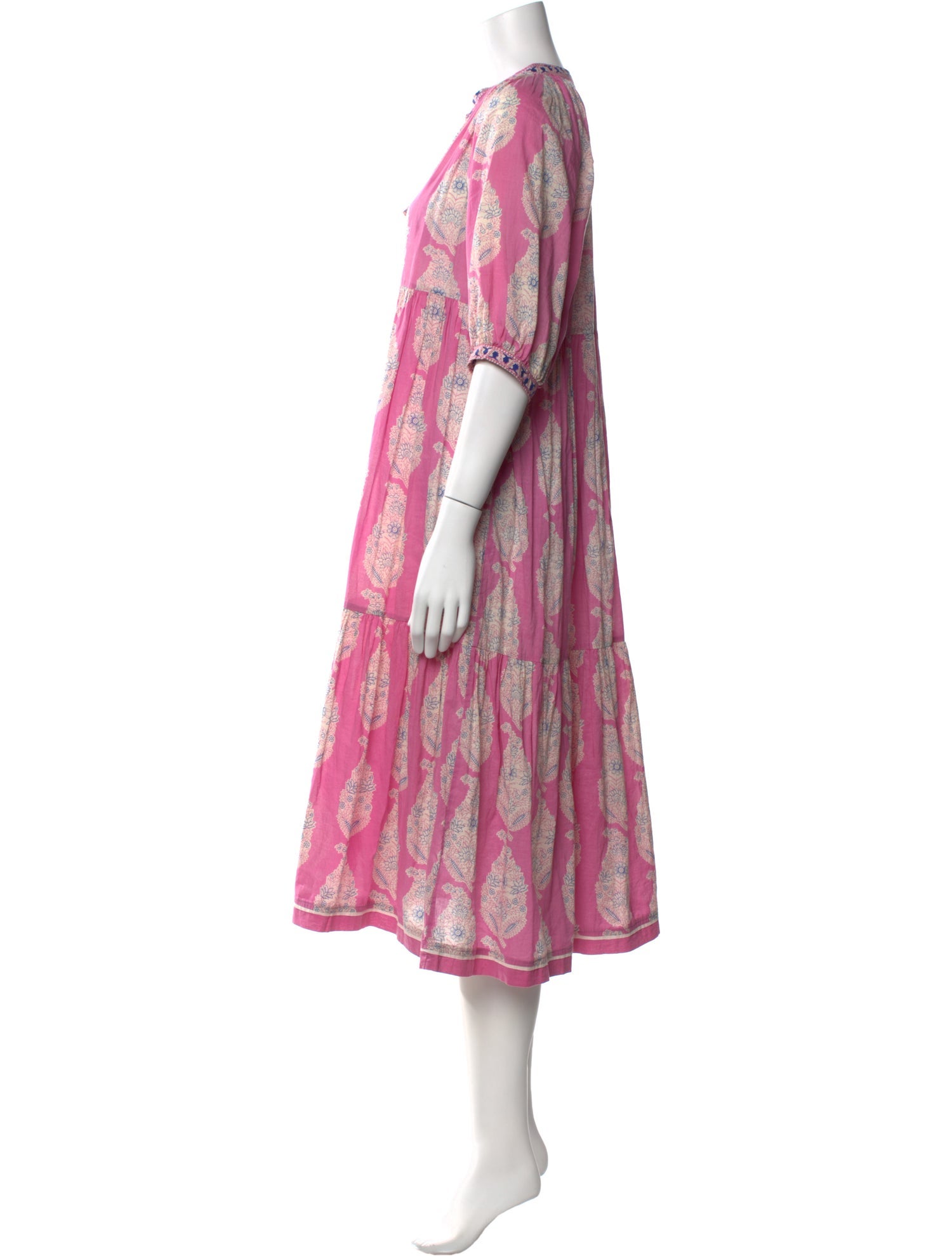 Matta Printed Midi Length Dress