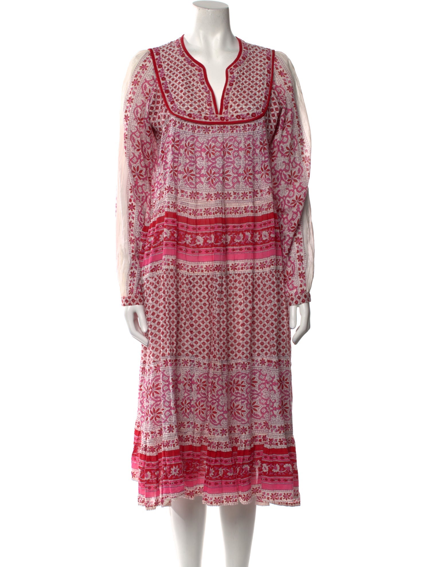 Matta Printed Midi Length Dress