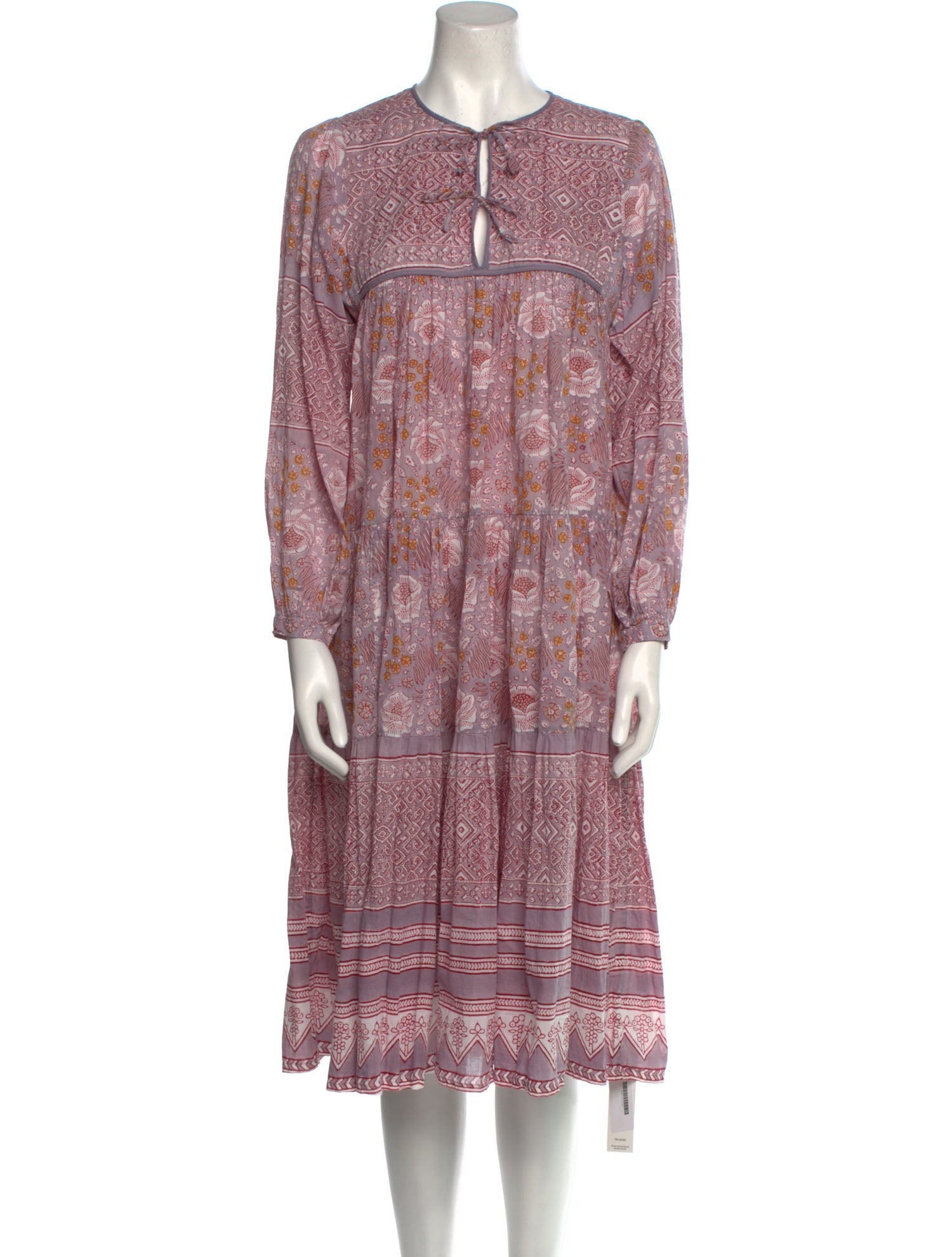 Matta Paisley Print Midi Length Dress