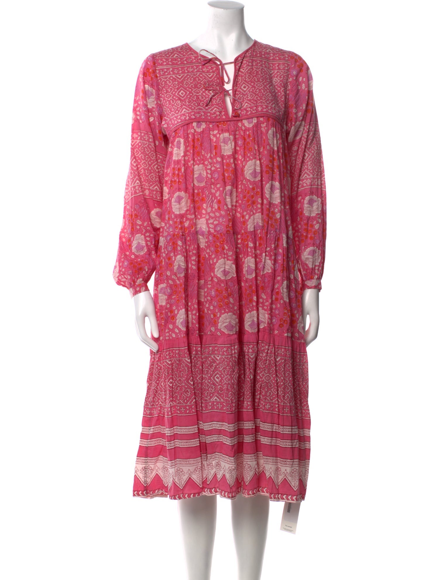 Matta Paisley Print Midi Length Dress