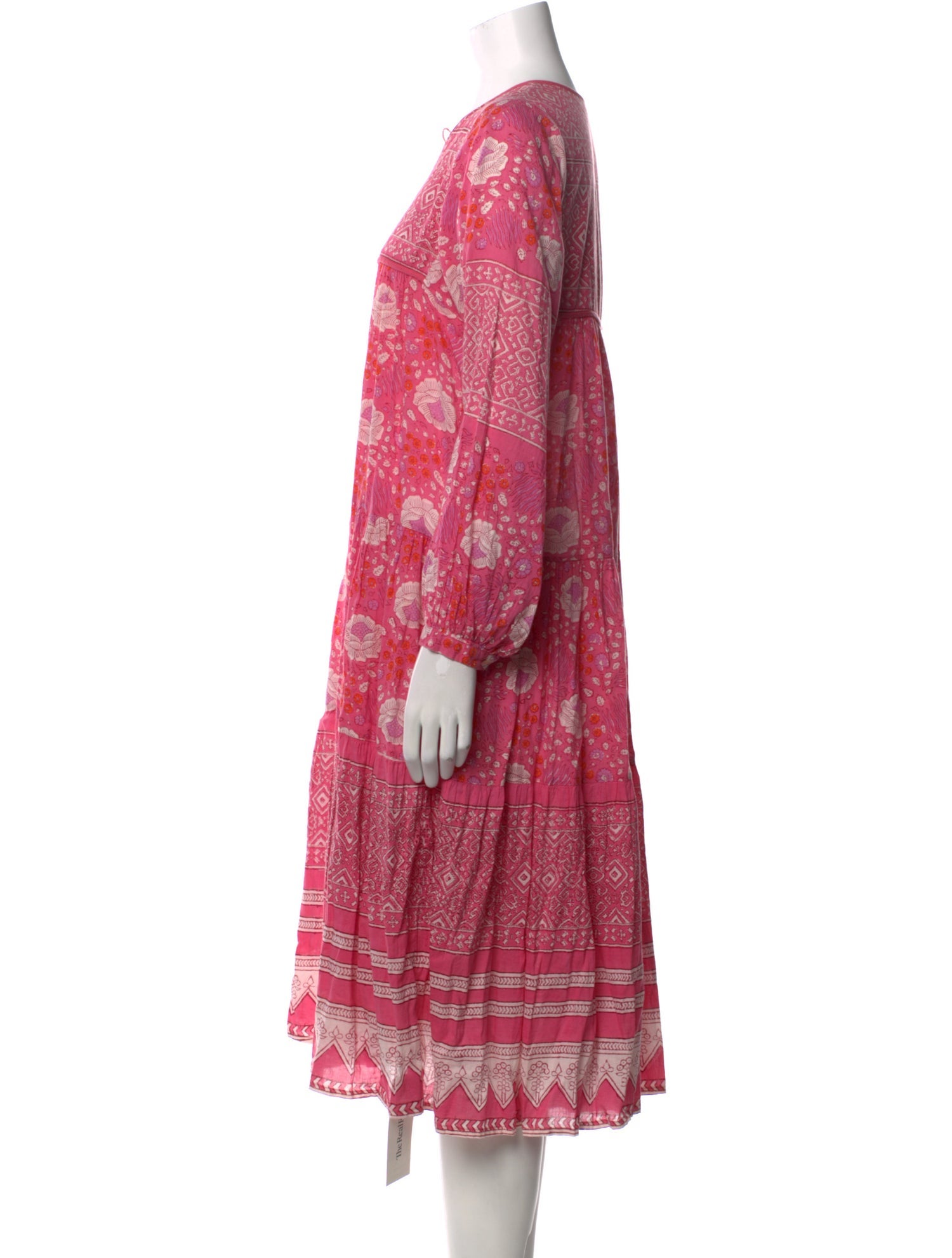 Matta Paisley Print Midi Length Dress