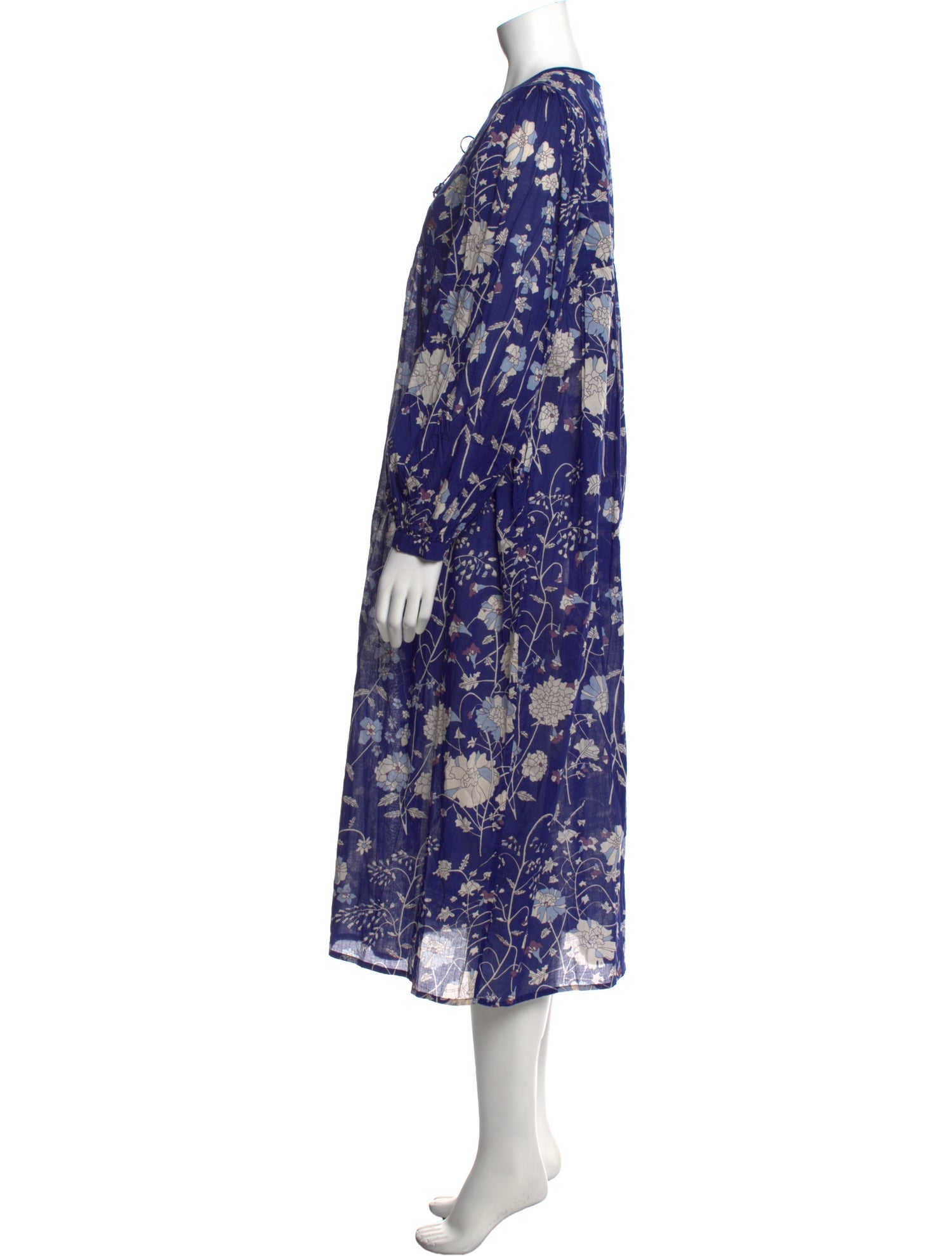 Matta Floral Print Midi Length Dress