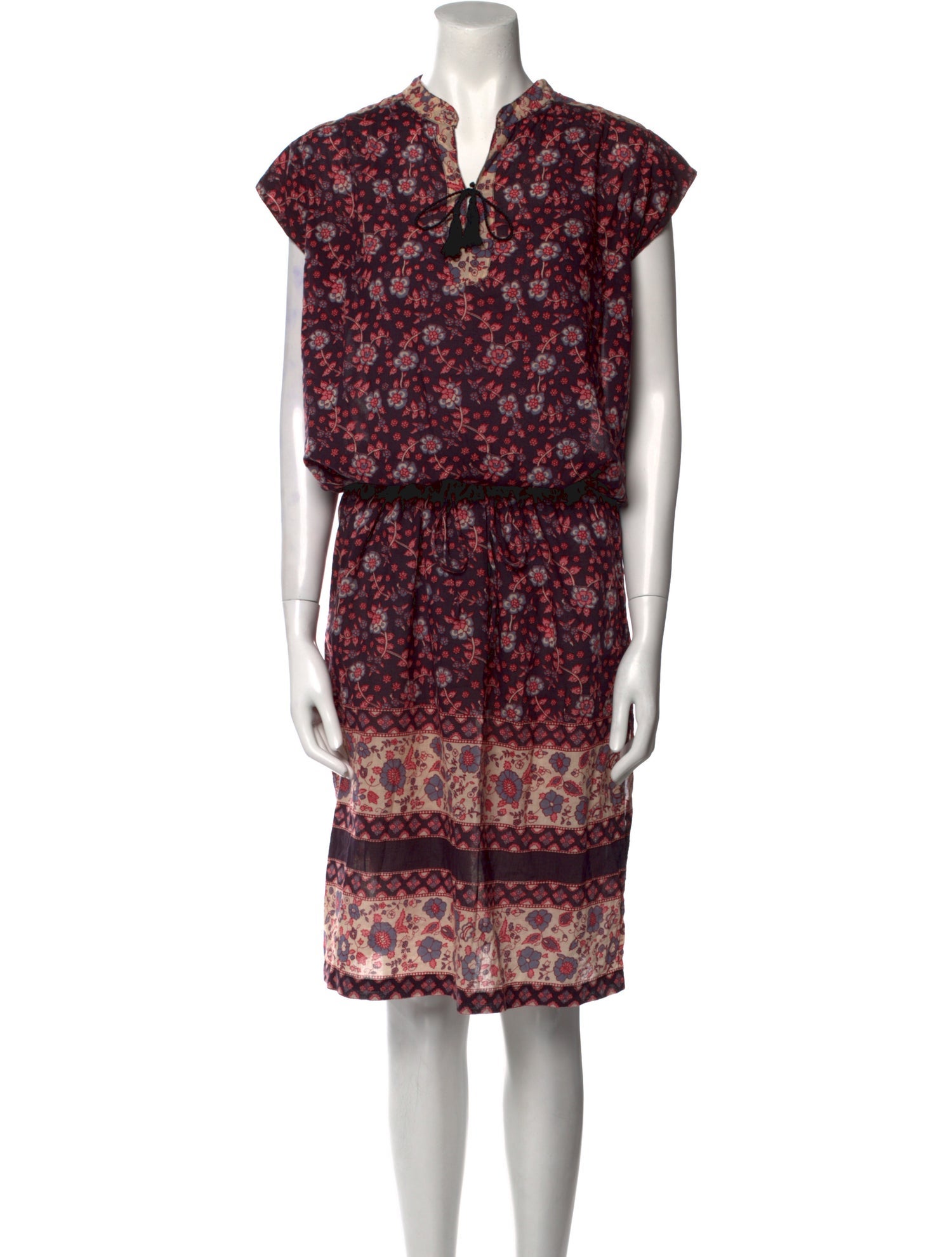 Matta Floral Print Knee-Length Dress
