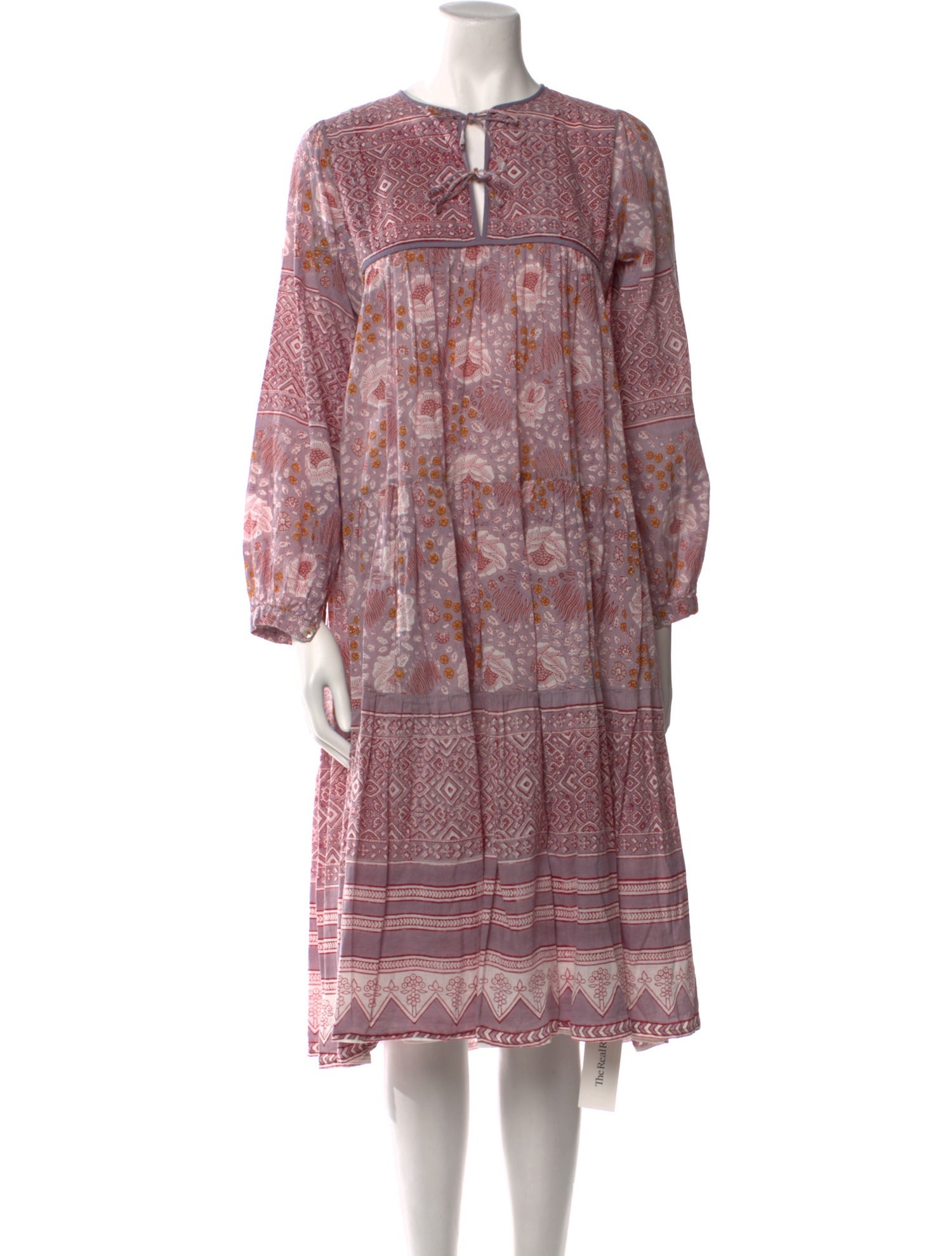 Matta Paisley Print Midi Length Dress