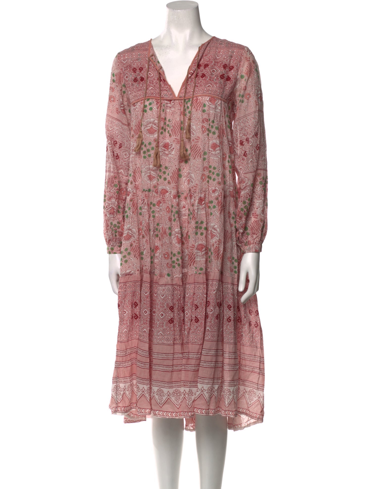 Matta Floral Print Midi Length Dress