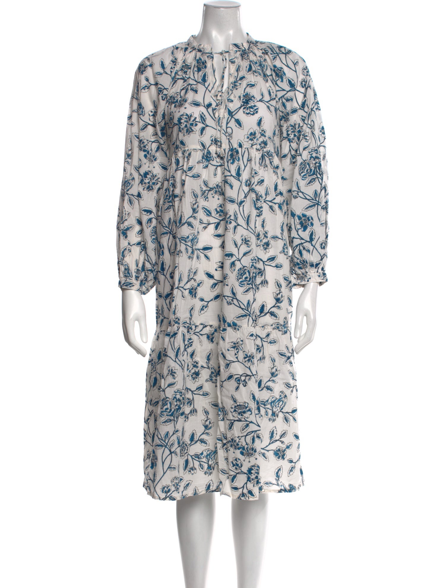 Matta Floral Print Midi Length Dress