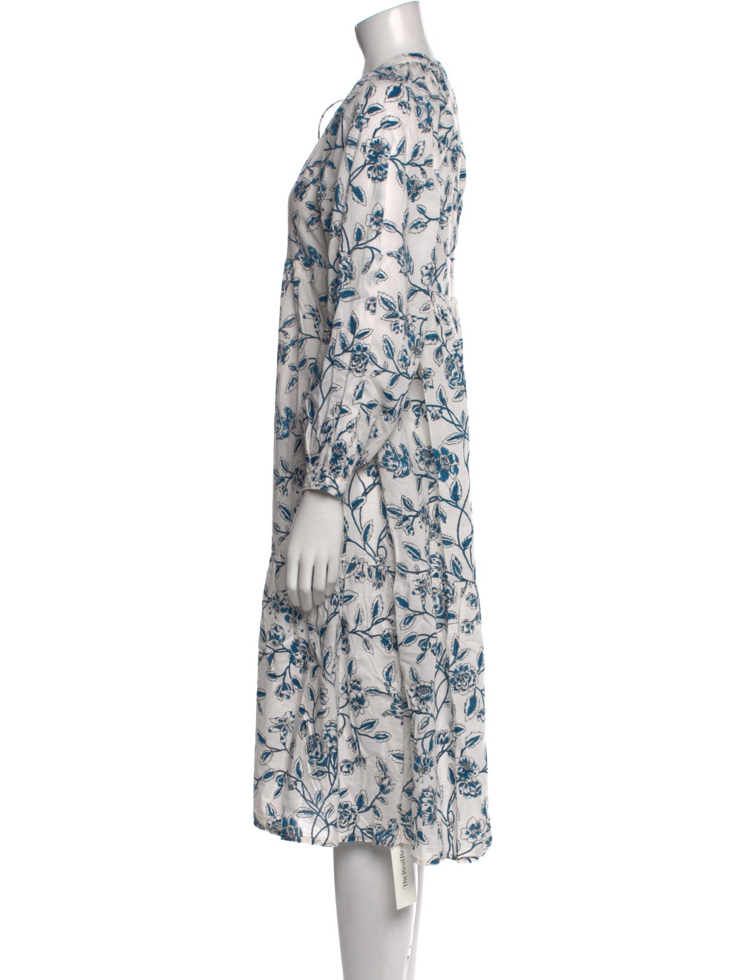Matta Floral Print Midi Length Dress