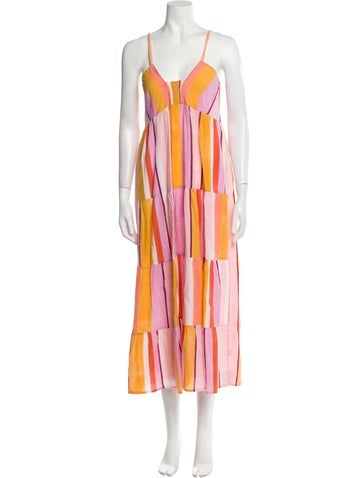 Matta Dresses Striped Long Dress XS