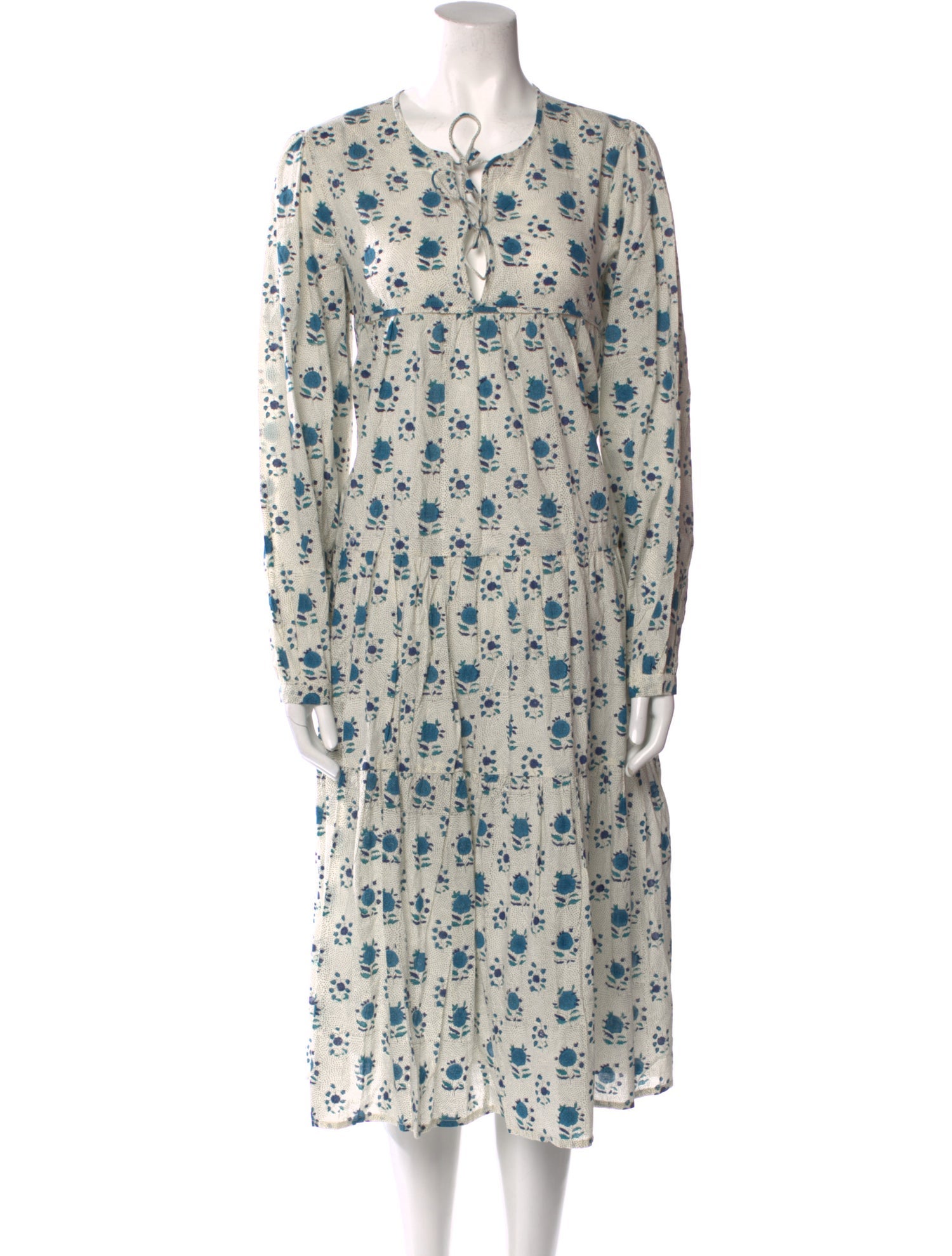 Matta Floral Print Midi Length Dress