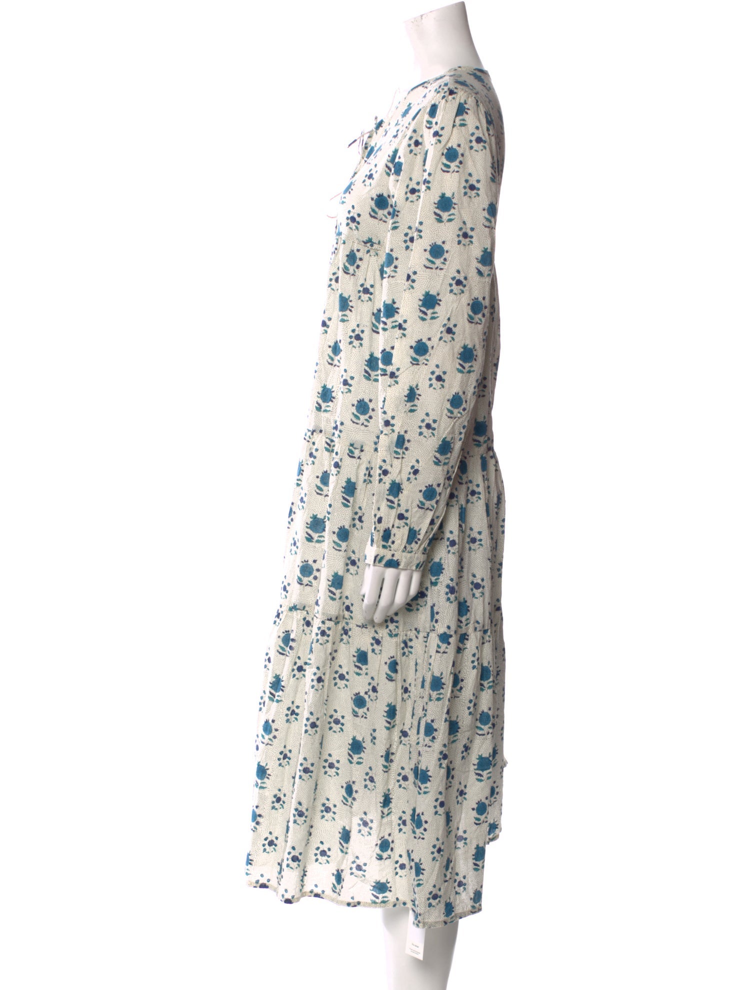 Matta Floral Print Midi Length Dress