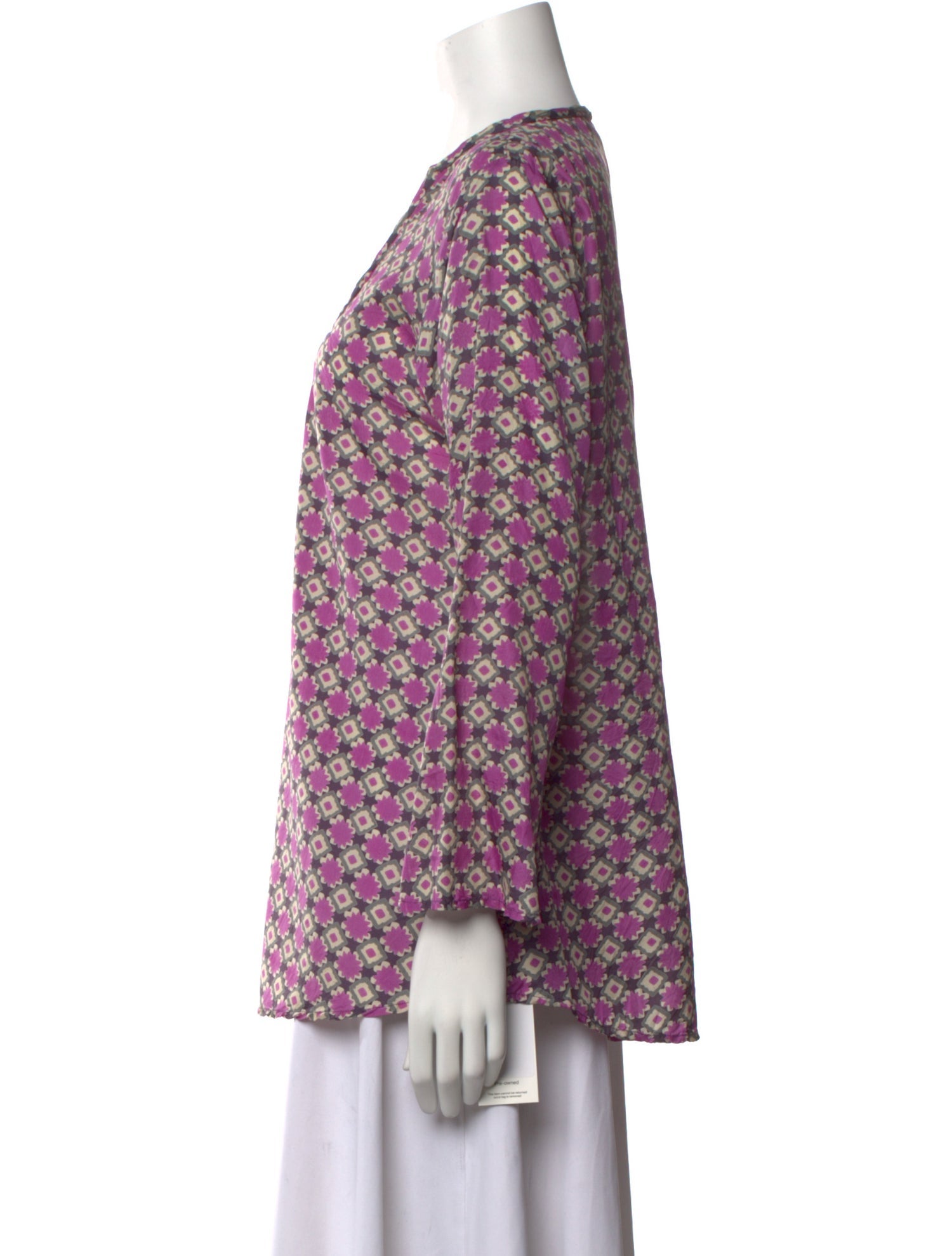 Matta Silk Printed Blouse