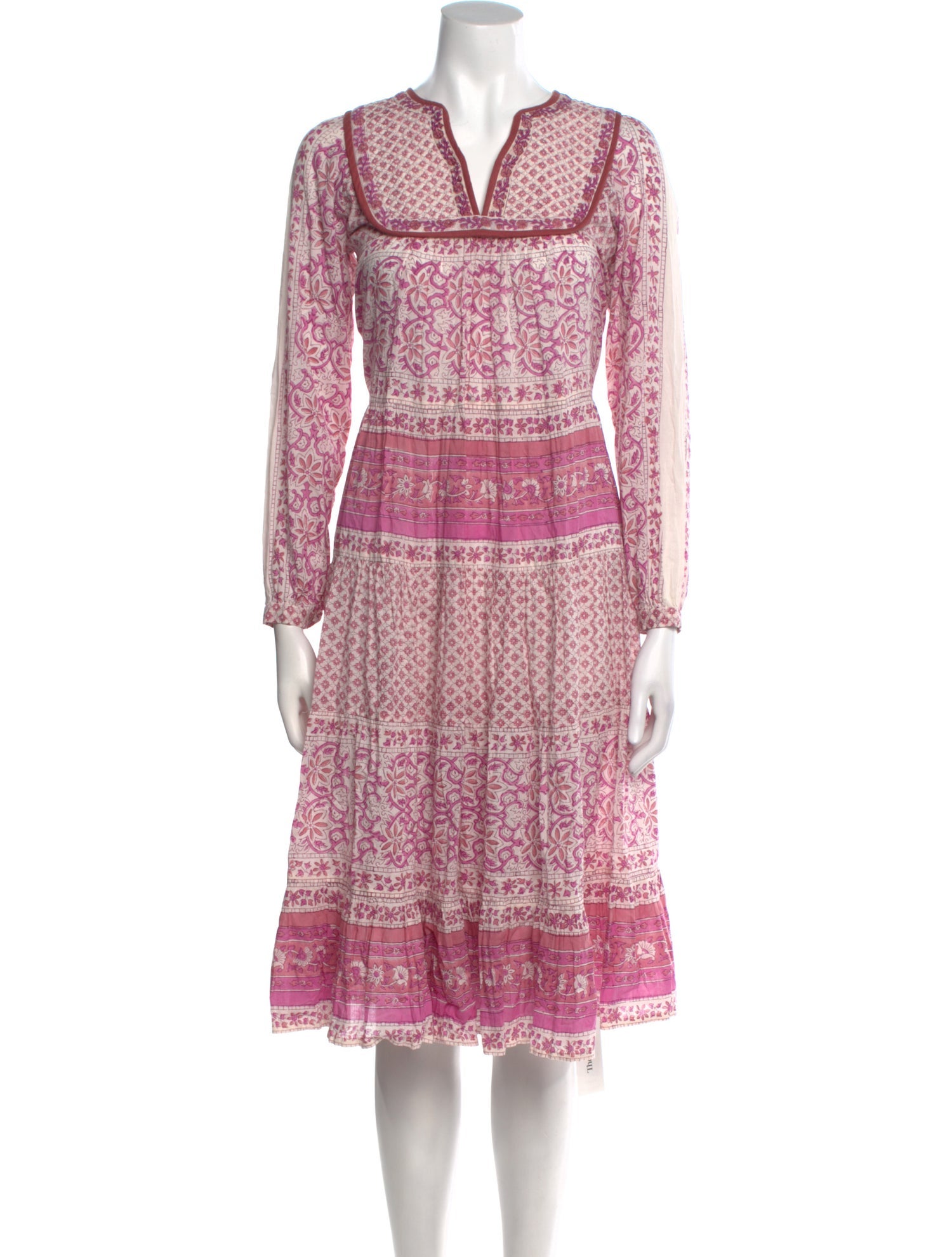 Matta Paisley Print Midi Length Dress w/ Tags