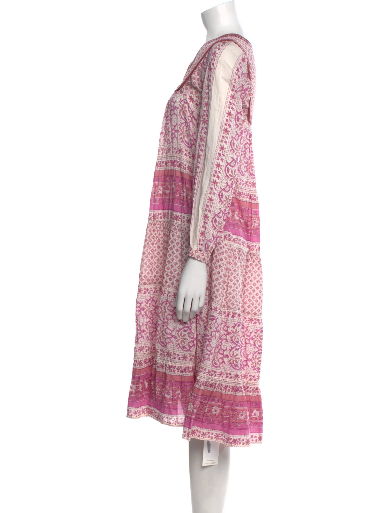 Matta Paisley Print Midi Length Dress w/ Tags