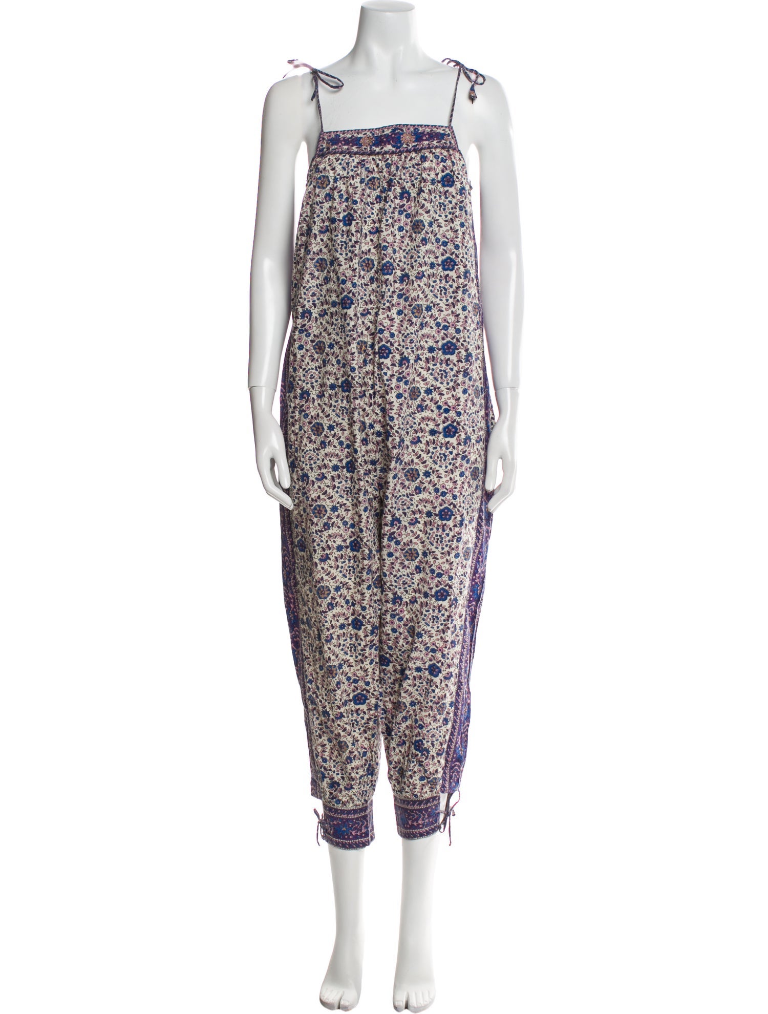 Matta Printed Square Neckline Jumpsuit
