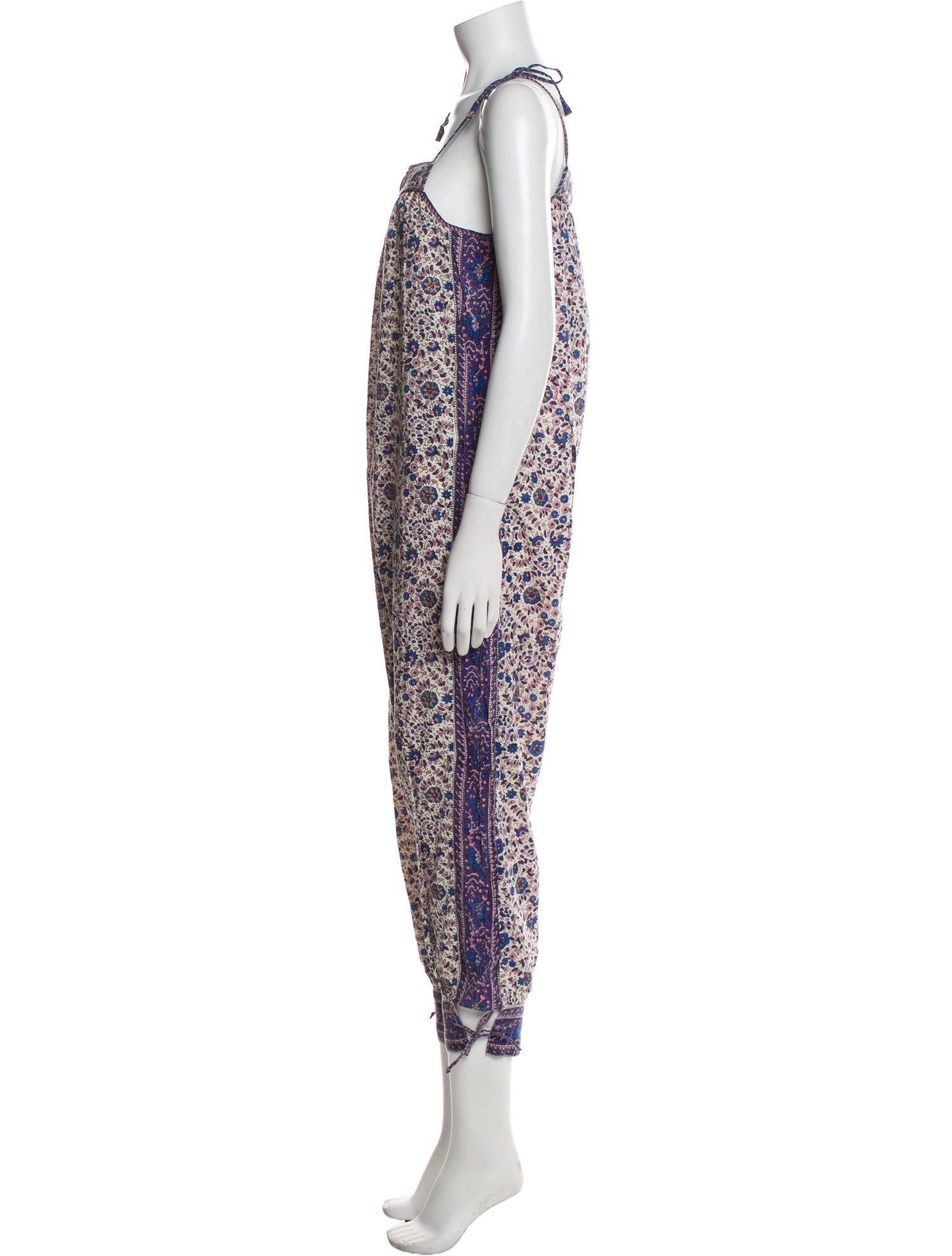 Matta Printed Square Neckline Jumpsuit