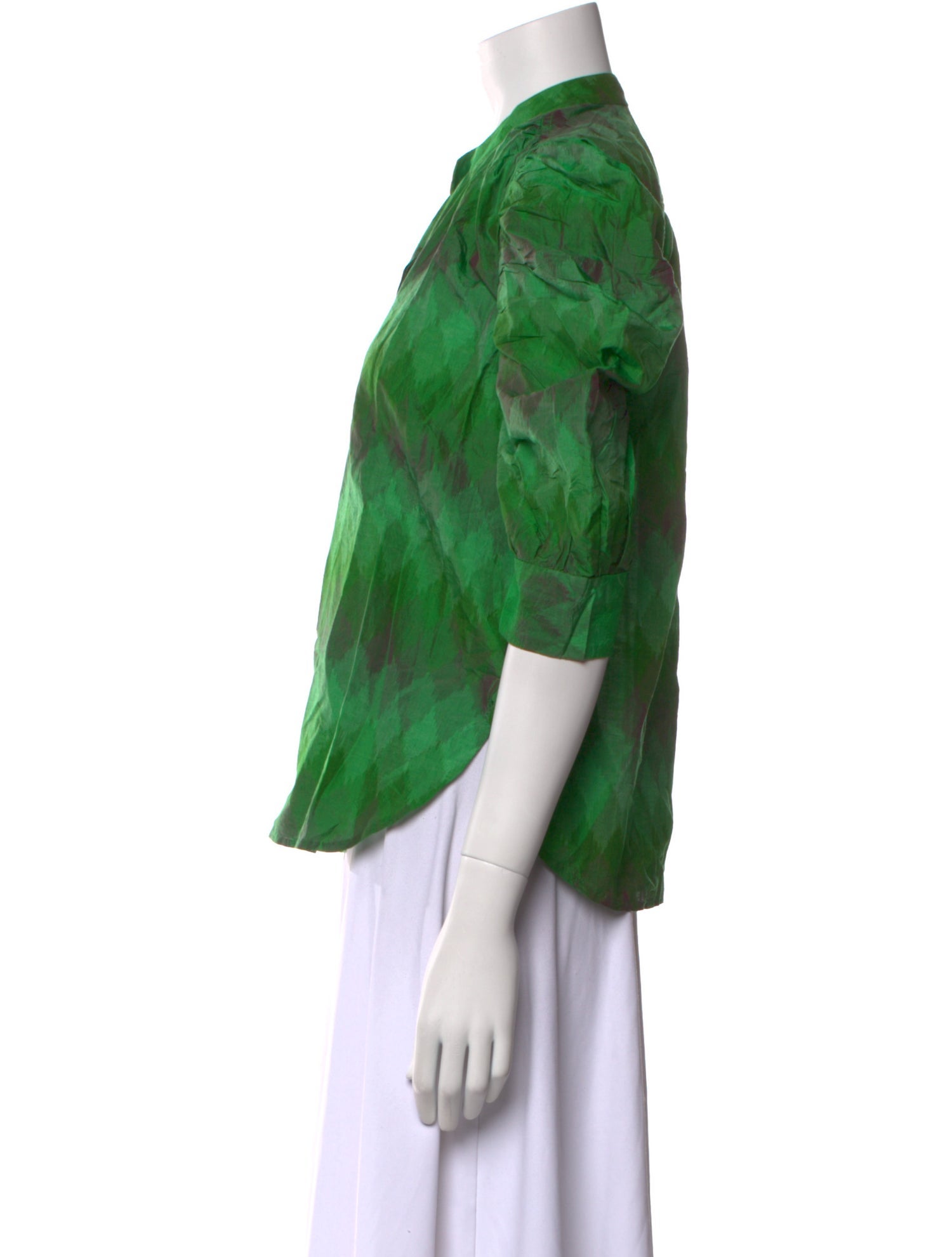 Matta Printed Crew Neck Blouse