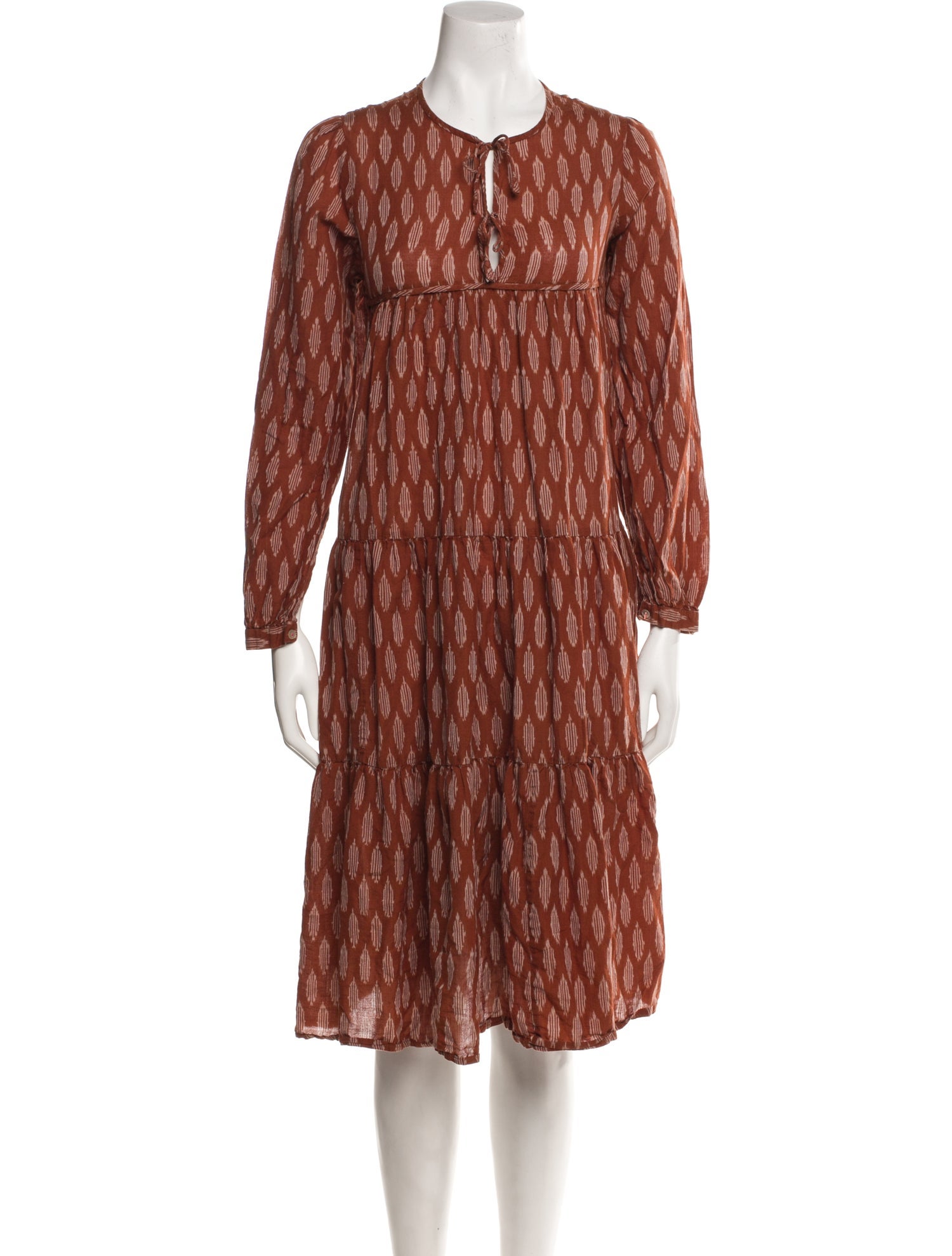 Matta Printed Midi Length Dress