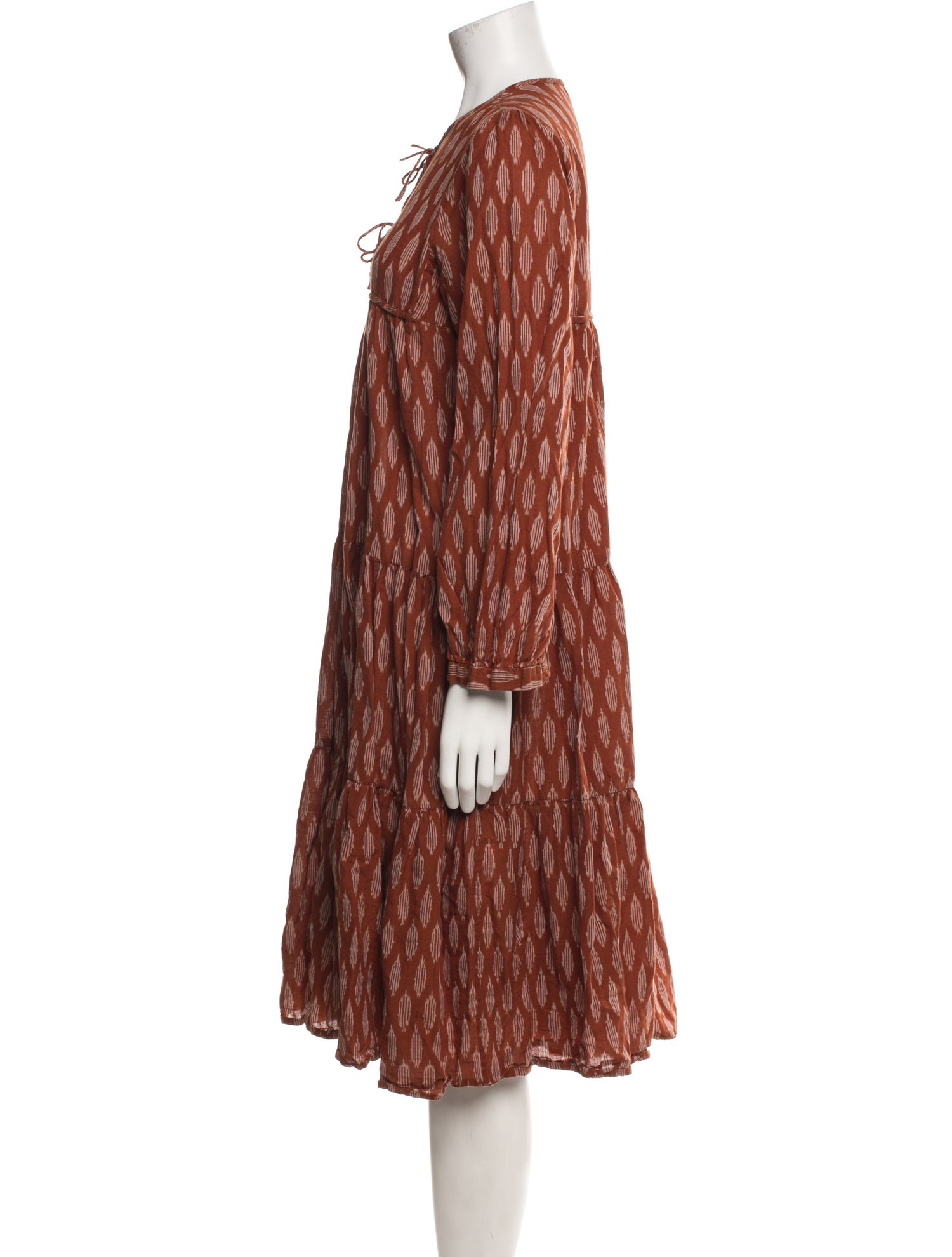 Matta Printed Midi Length Dress