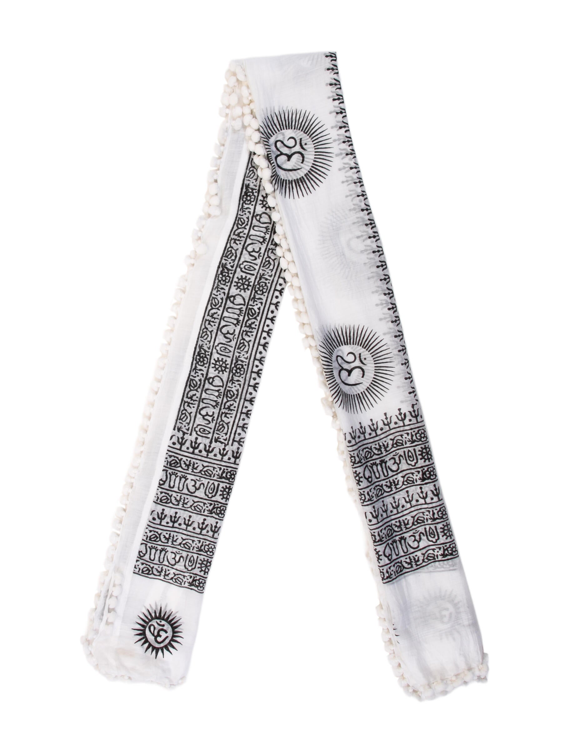 Matta Wool Floral Print Scarf