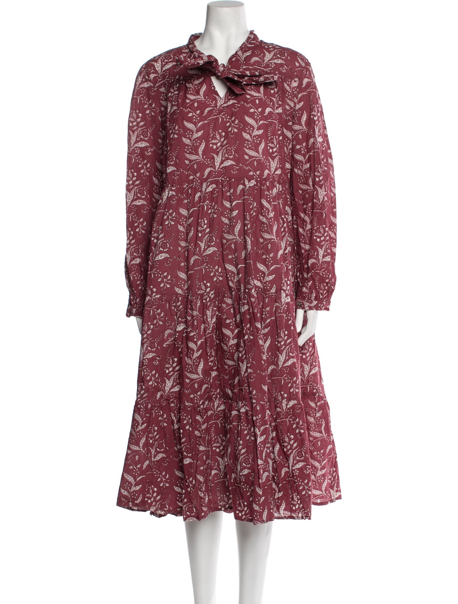 Matta Printed Midi Length Dress