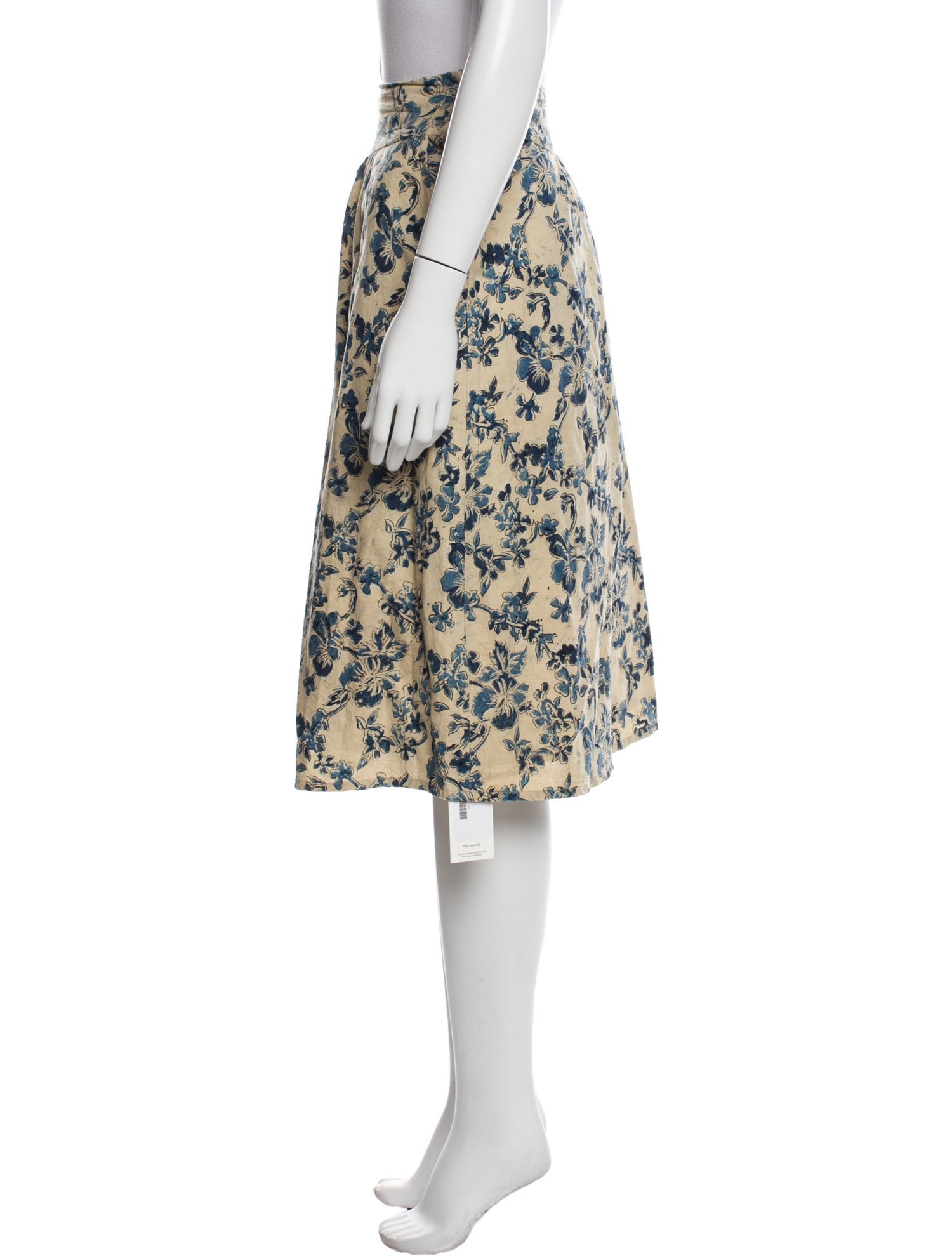 Matta Printed Knee-Length Skirt