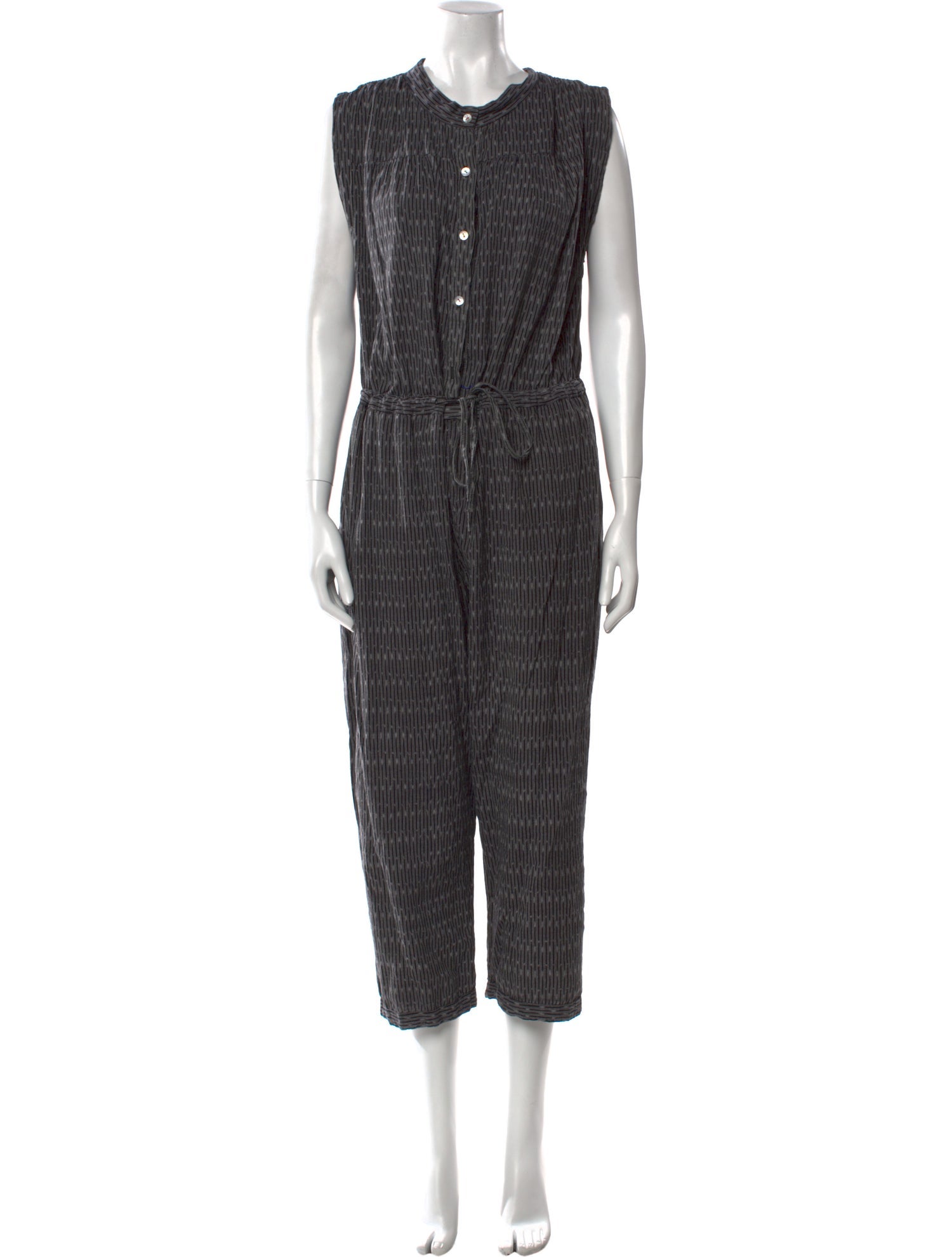 Matta Printed Crew Neck Jumpsuit