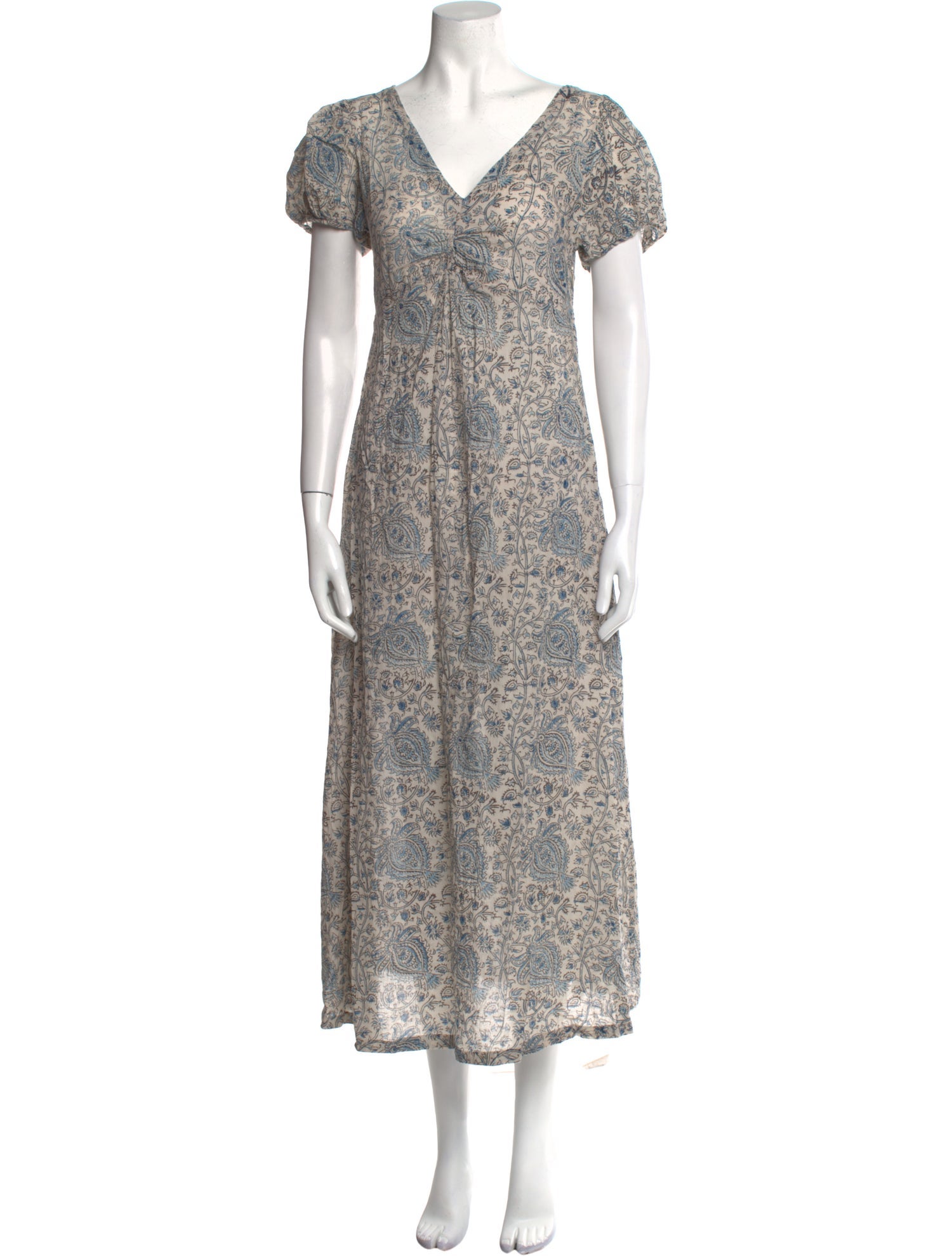 Matta Floral Print Midi Length Dress