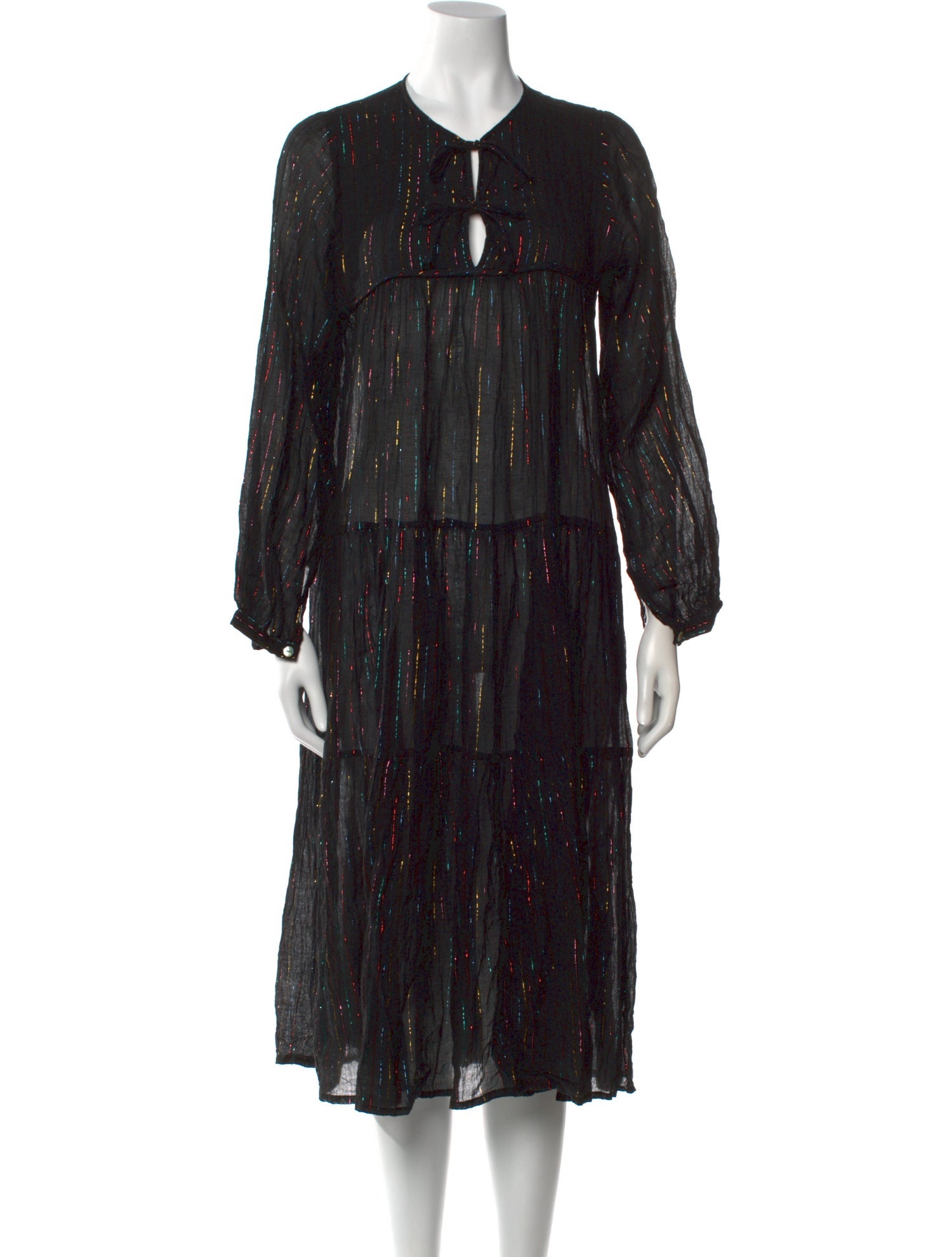 Matta Floral Print Midi Length Dress