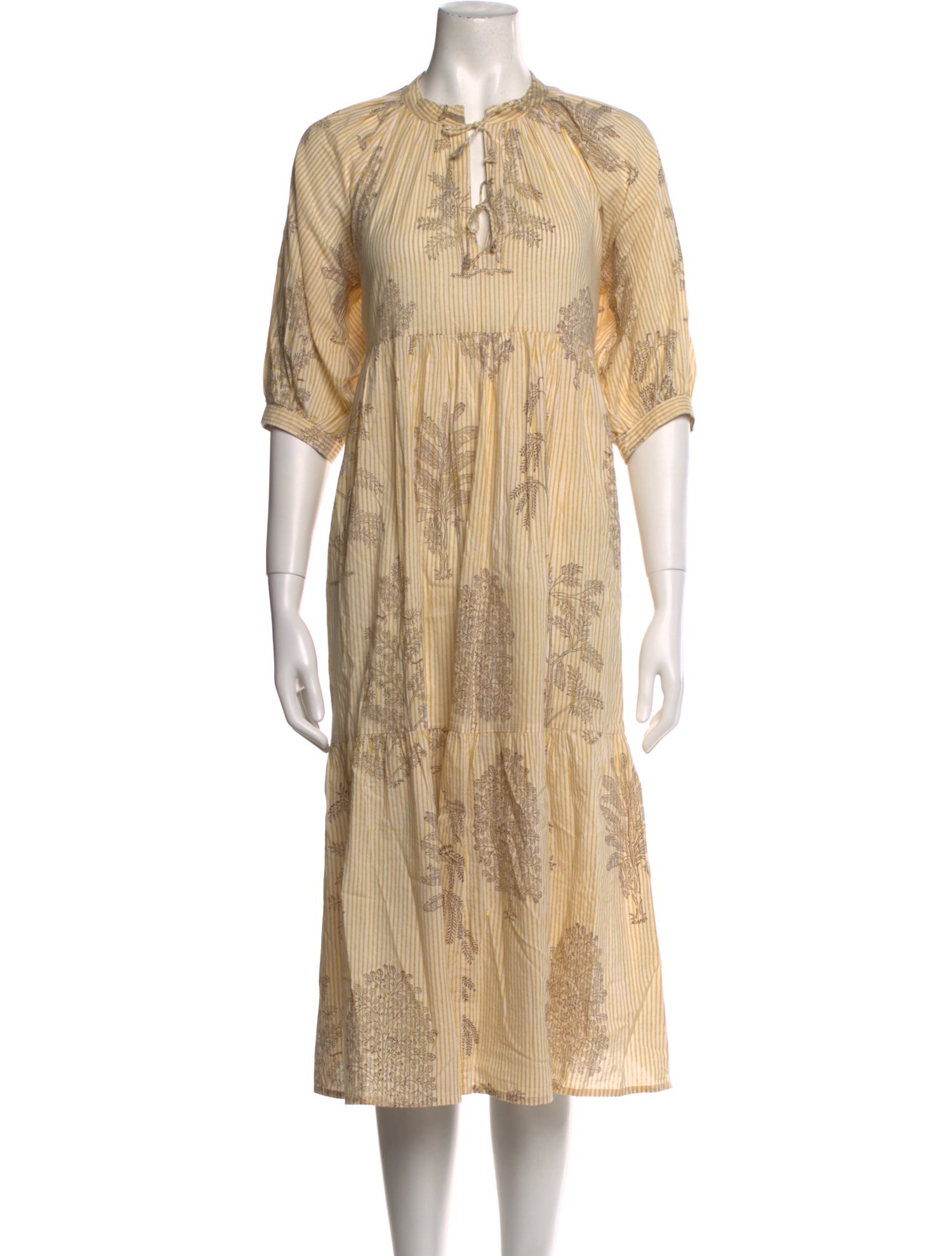 Matta Printed Midi Length Dress