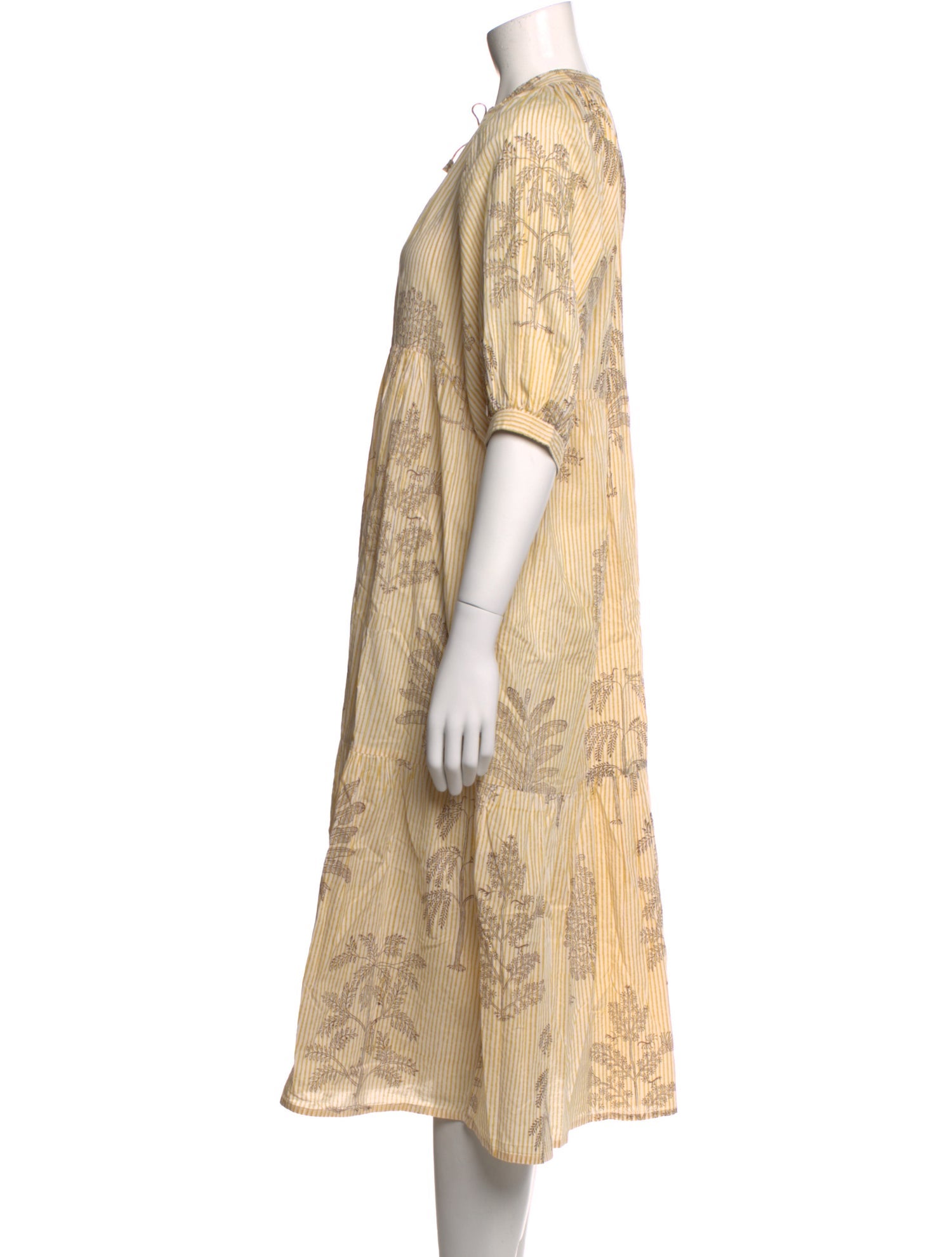 Matta Printed Midi Length Dress