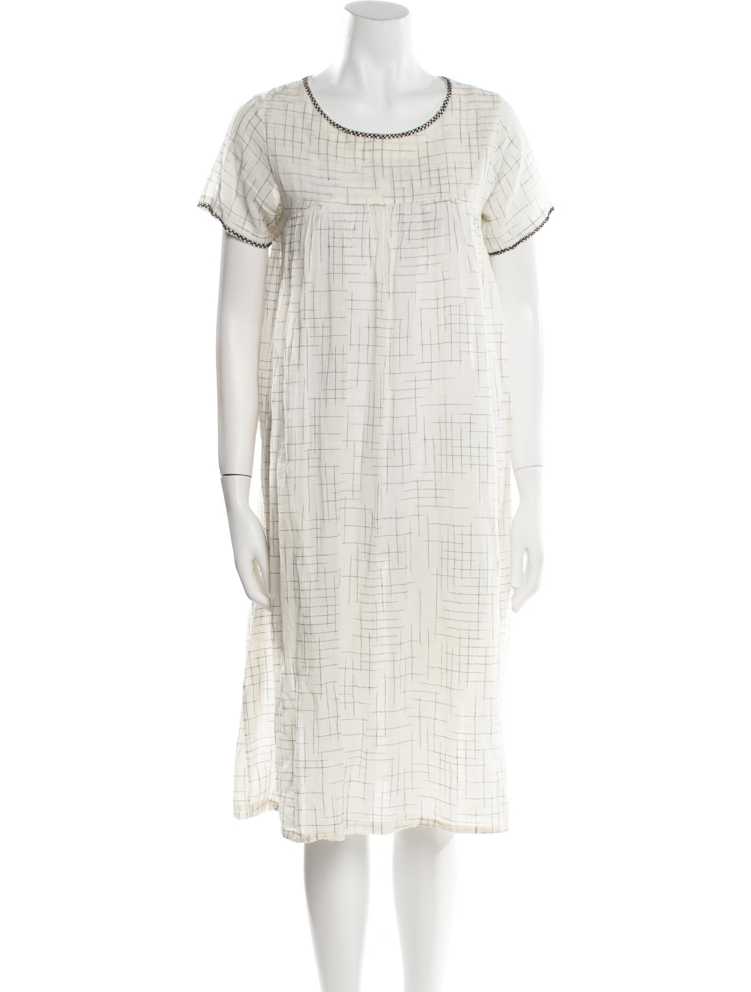 Matta Scoop Neck Knee-Length Dress