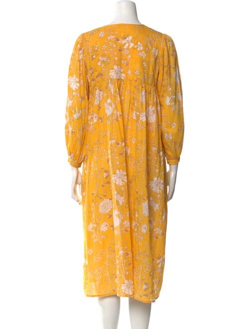 Matta Floral Print Midi Length Dress