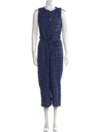 Matta Printed Cowl Neck Jumpsuit