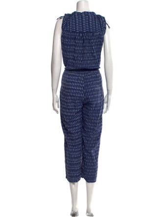 Matta Printed Cowl Neck Jumpsuit