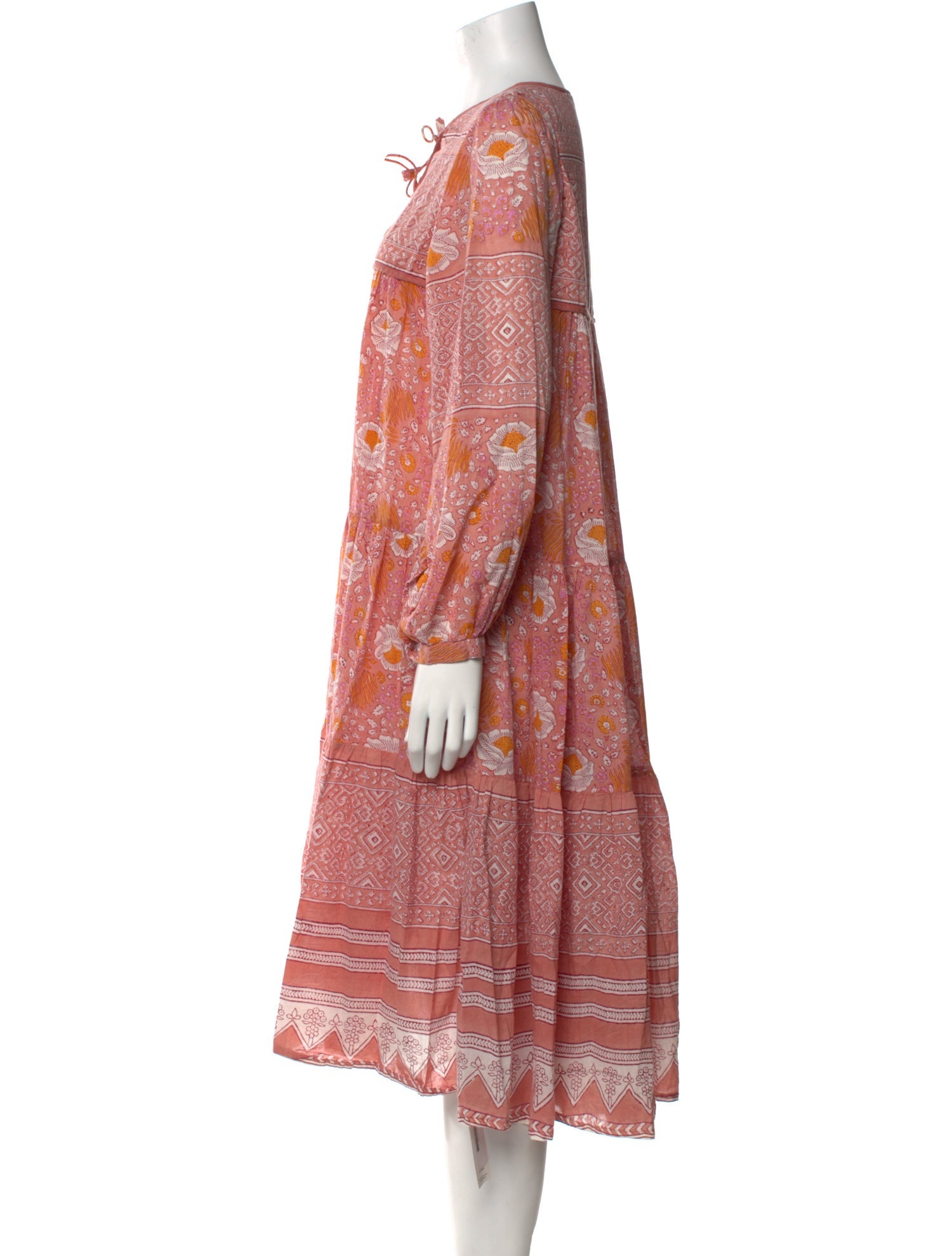 Matta Paisley Print Knee-Length Dress