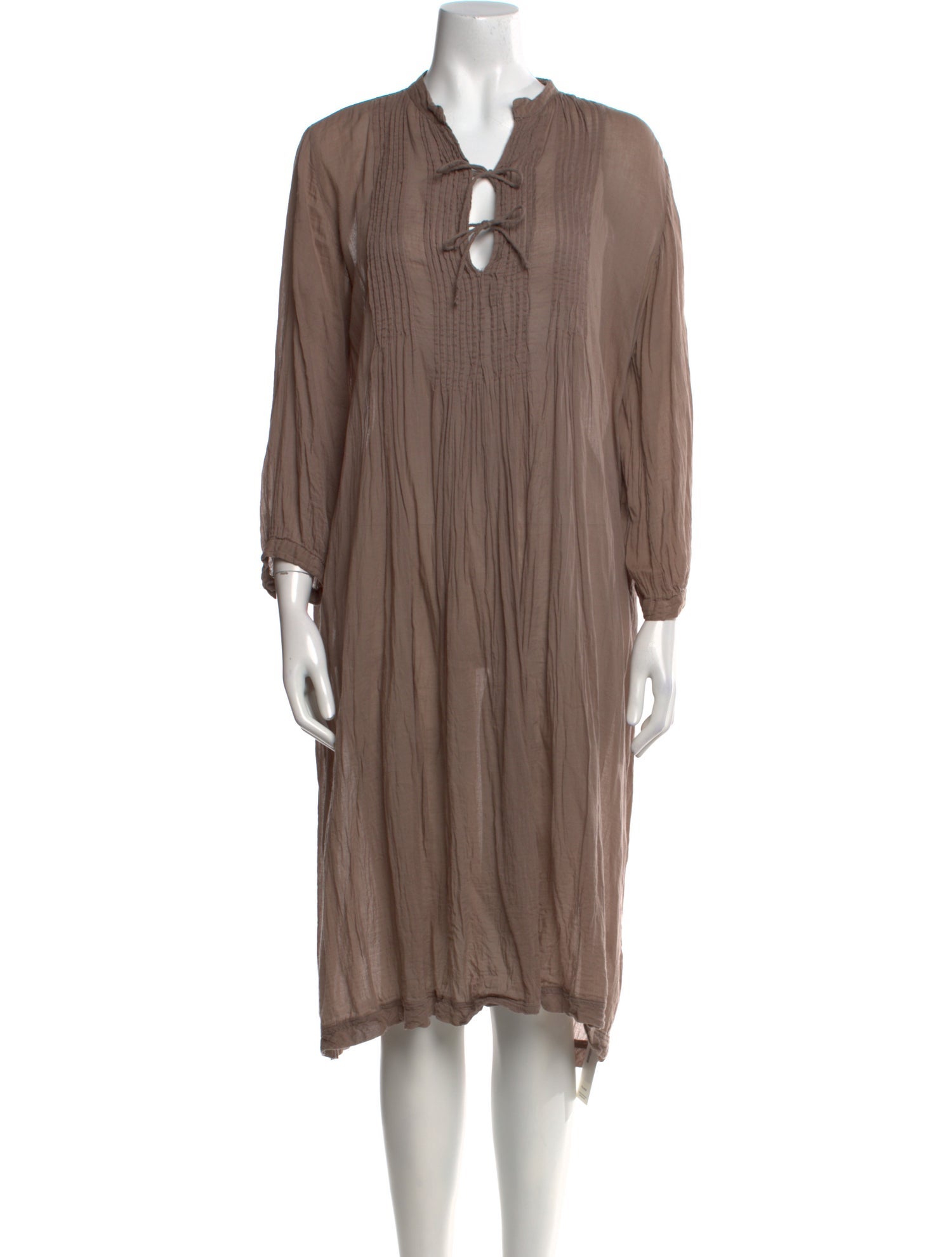 Matta V-Neck Midi Length Dress