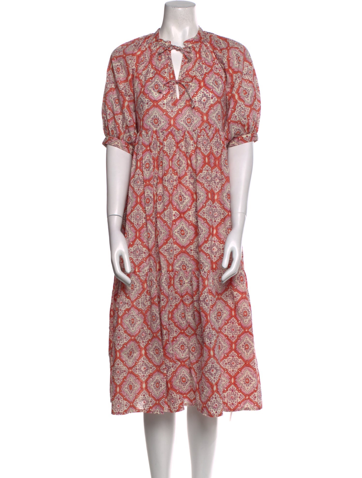 Matta Printed Midi Length Dress