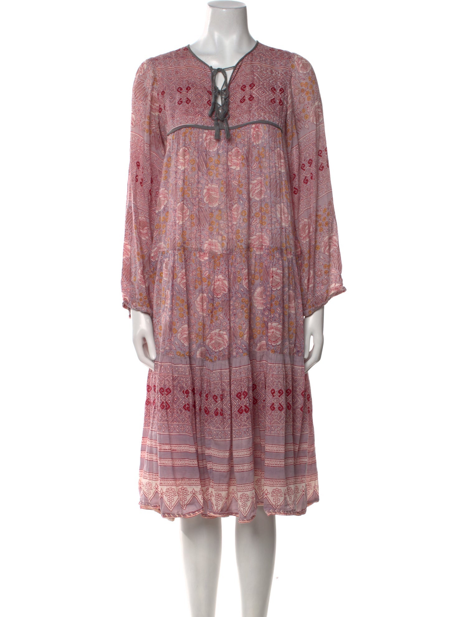 Matta Printed Midi Length Dress