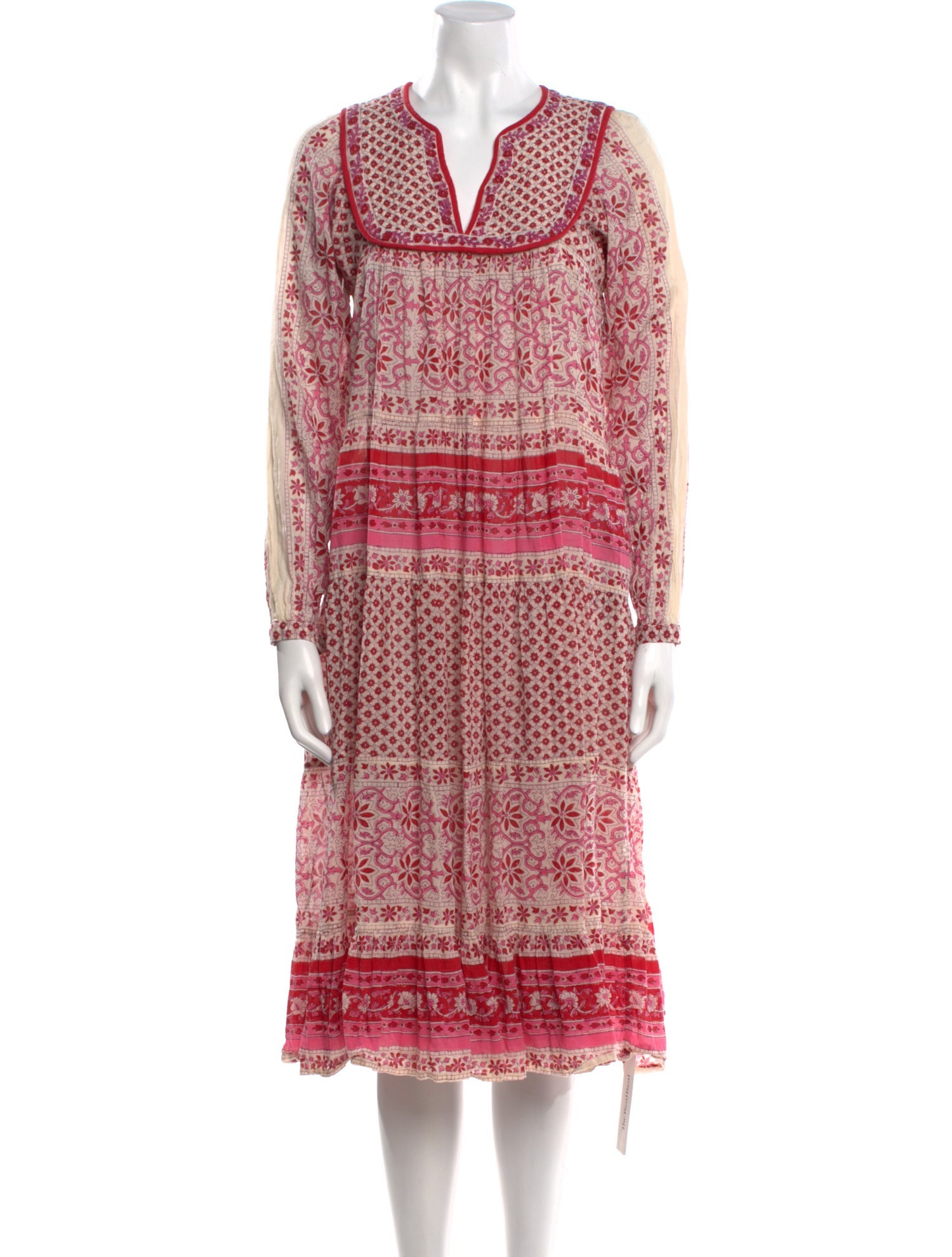 Matta Printed Midi Length Dress