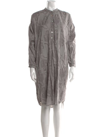 Matta Printed Midi Length Dress