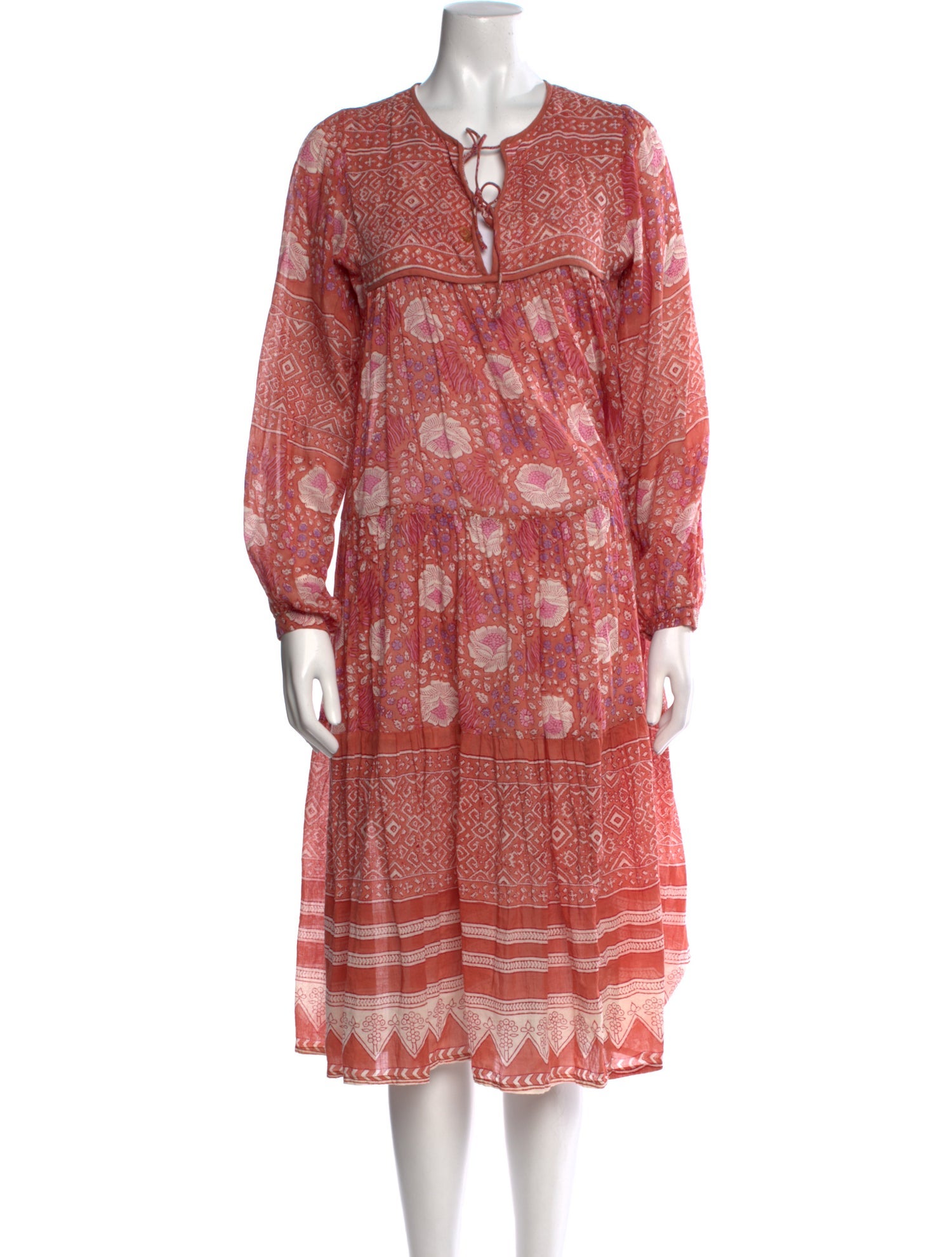 Matta Paisley Print Knee-Length Dress